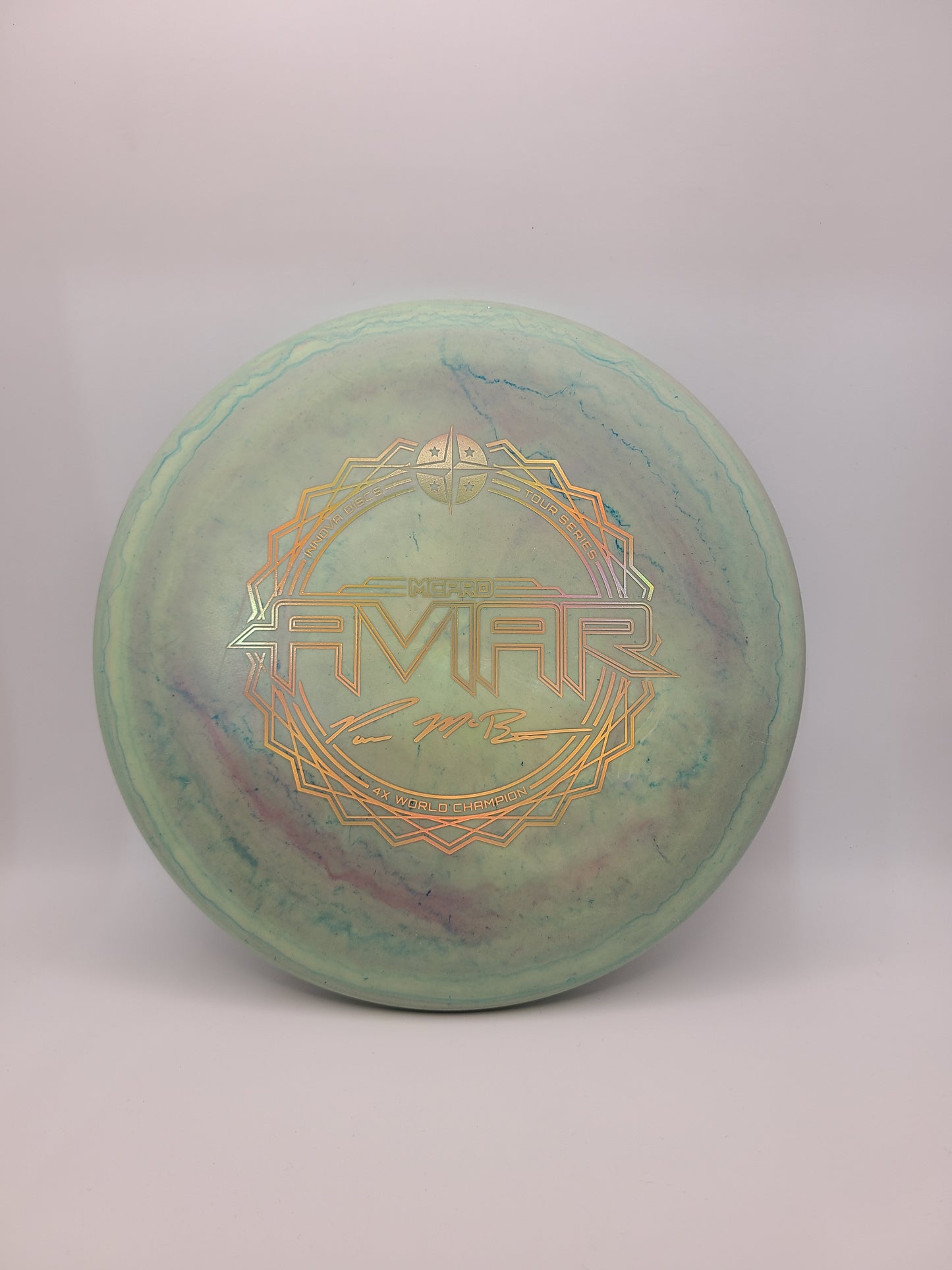 Innova Galactic McPro Aviar Paul McBeth Tour Series -18 Bottom Stamp