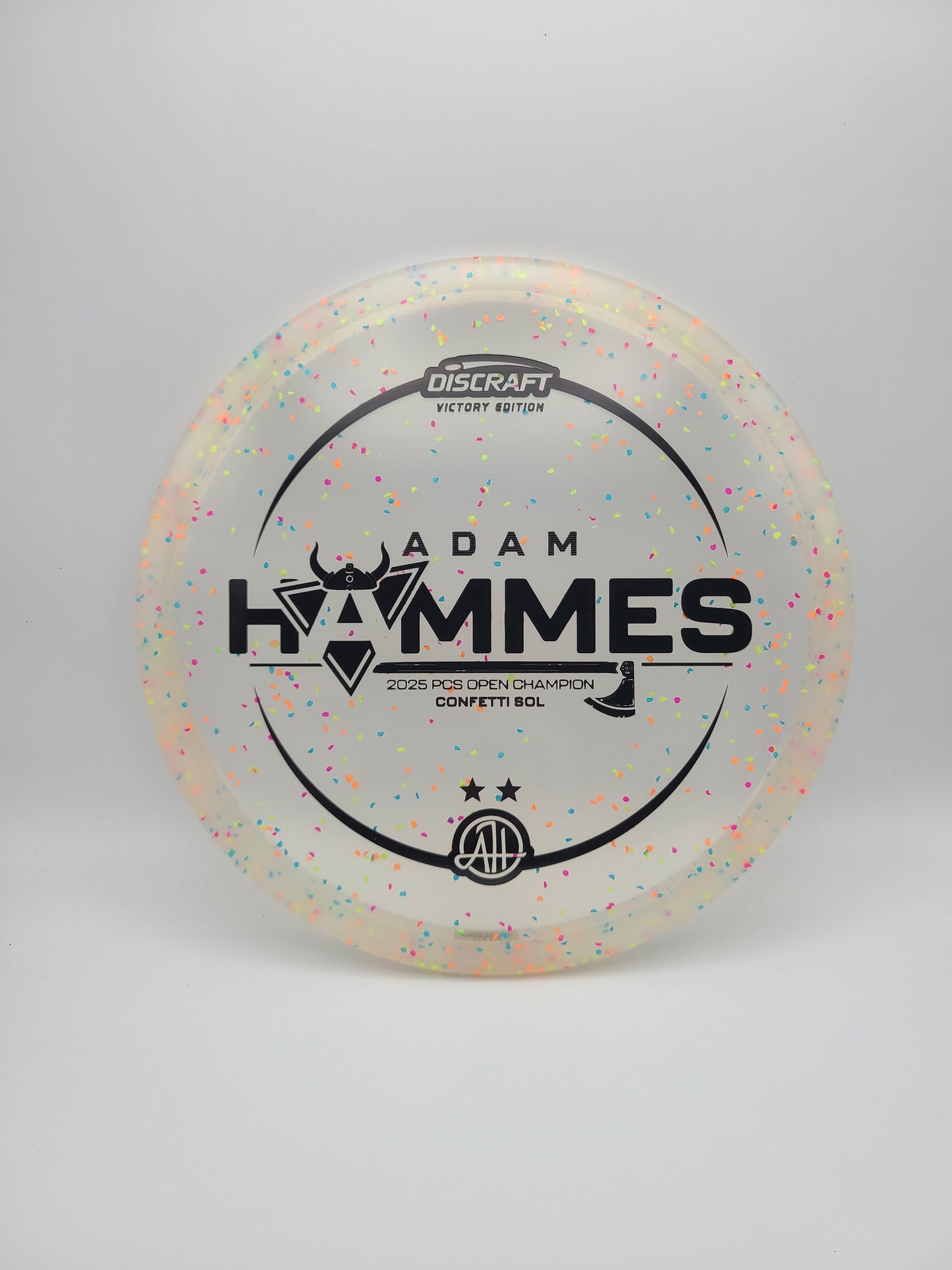 Discraft Victory Edition Confetti Sol - Adam Hammes 2025 PCS Open Champion 4/5/-3/0