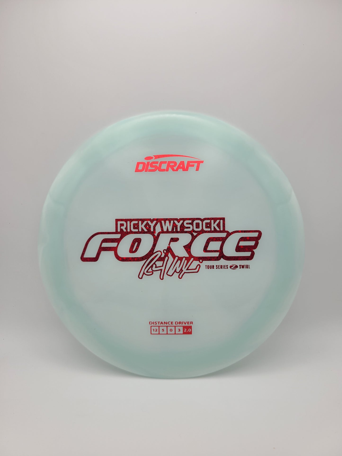 Discraft Tour Series Z Swirl Ricky Wysocki Force 12/5/-1/3