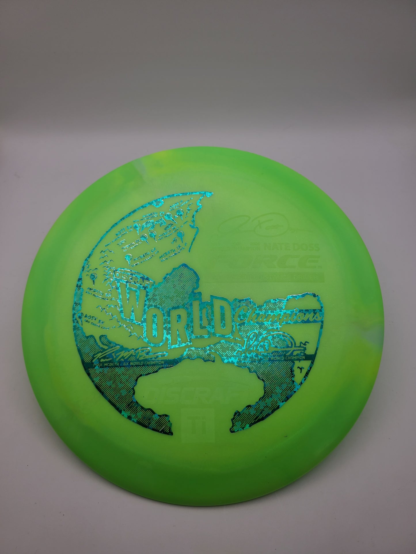 Discraft Titanium Force Nate Doss Paul McBeth Collab