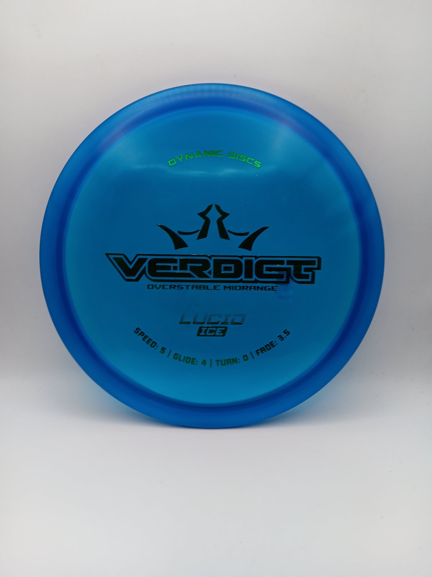 Dynamic Discs Lucid Ice Verdict 5/4/0/3.5