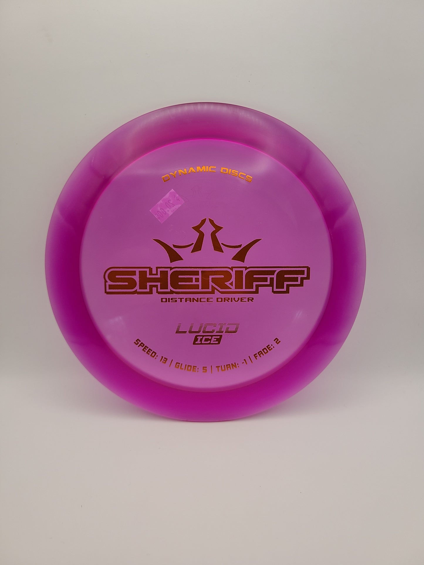 Dynamic Discs Lucid Ice Sheriff 13/5/-1/2