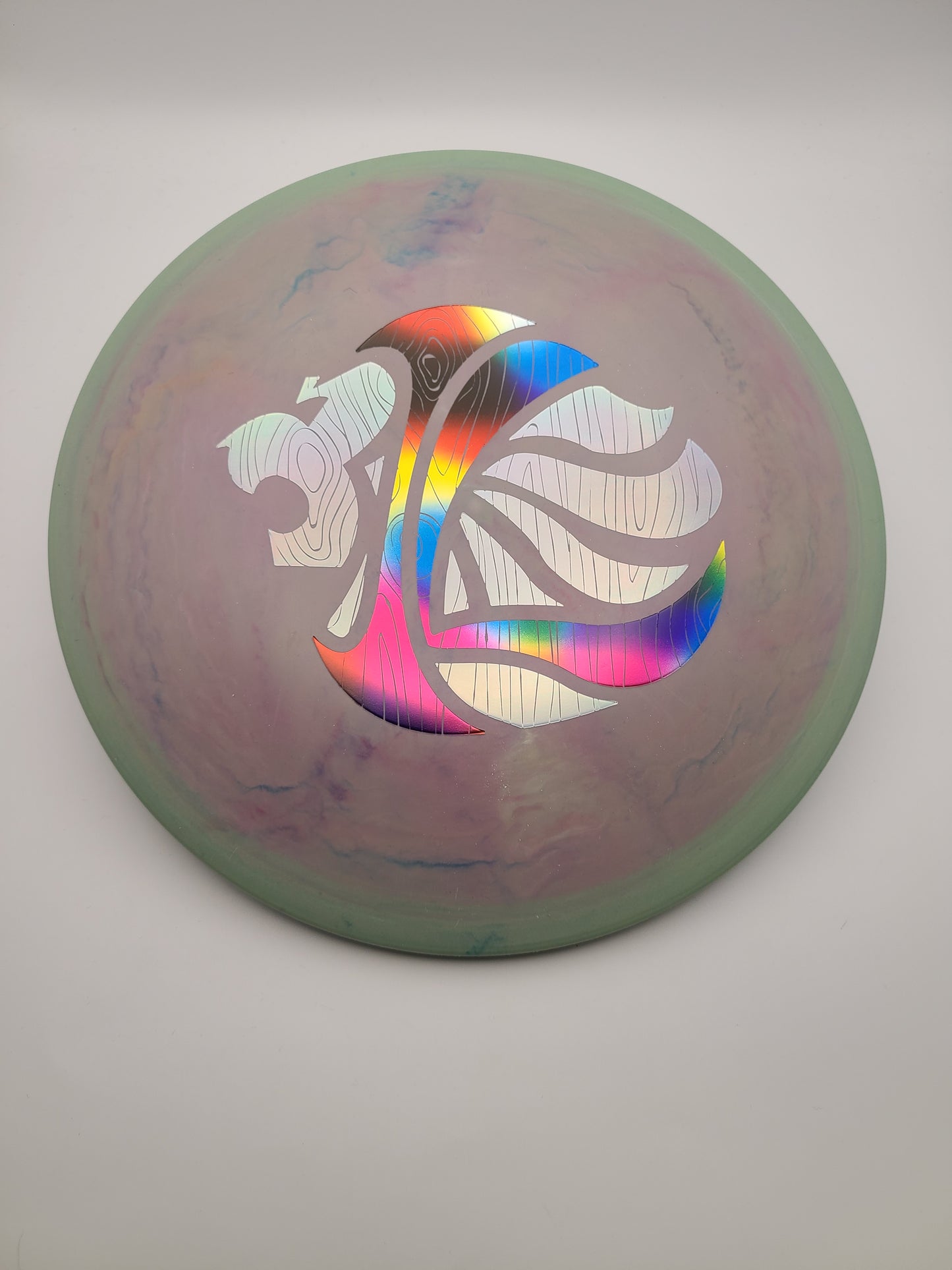 Innova XT Swirly Stingray Iron Lion Custom Stamp