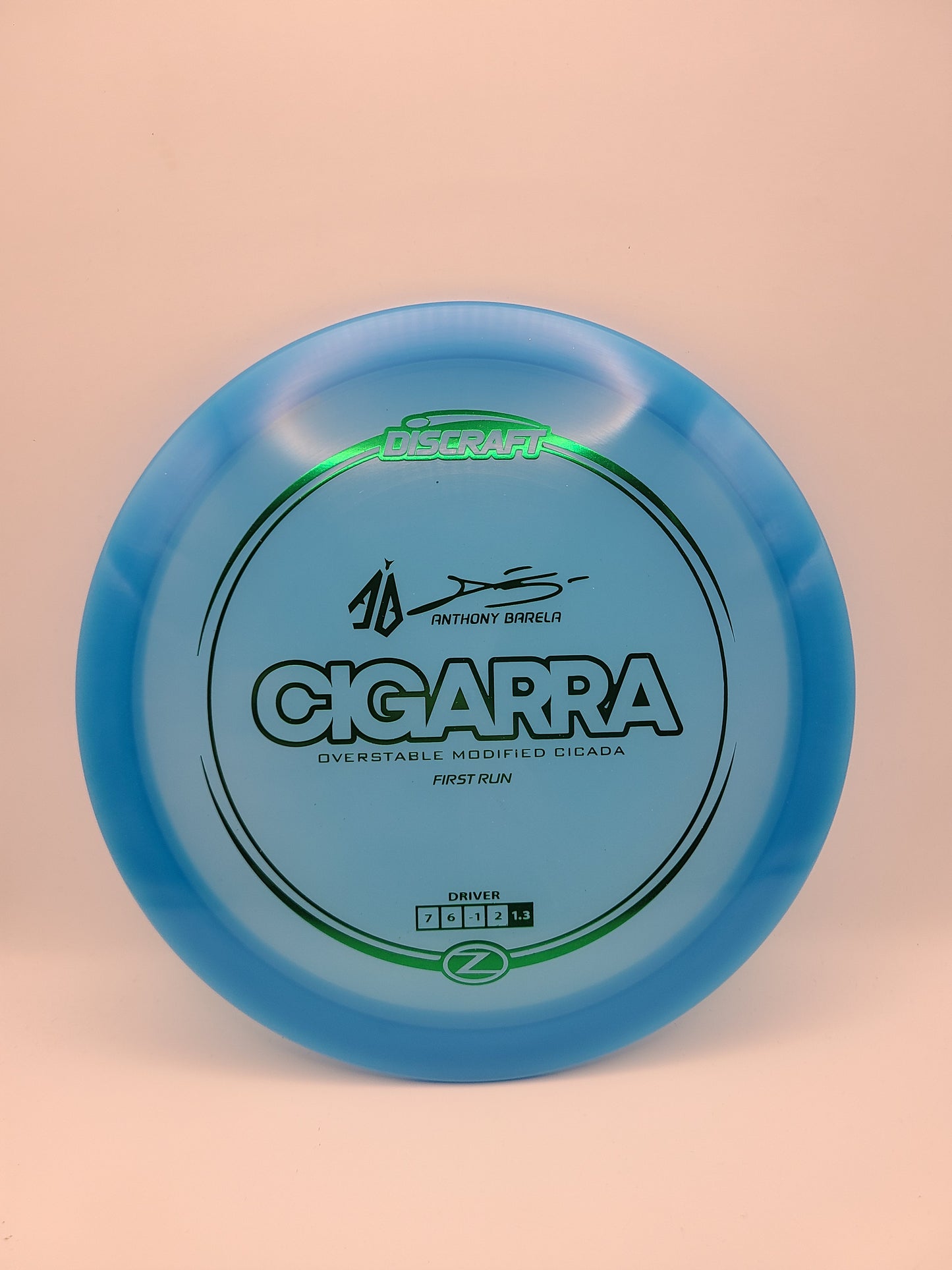 Discraft Z Cigarra First Run 7/6/-1/2 Anthony Barela collab