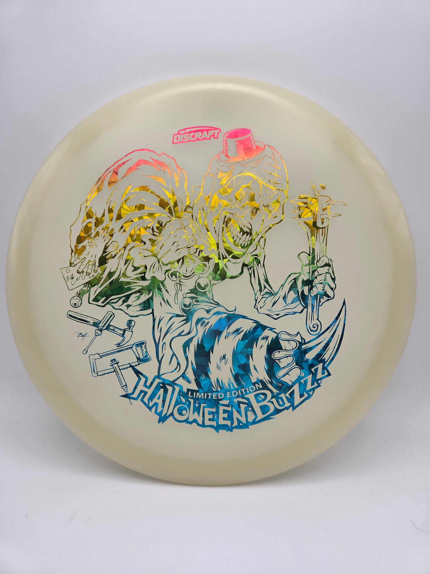 Discraft 2025 LE Halloween Single Foil MEGA GLO Buzzz