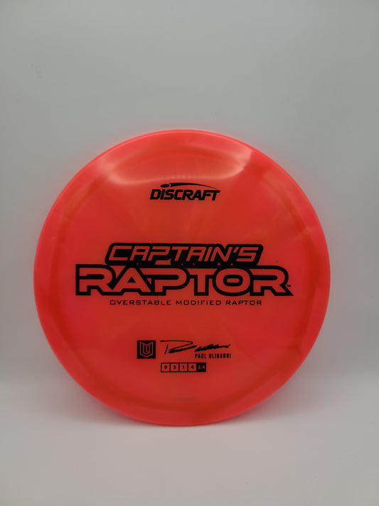 Discraft Captains Raptor 2025 Paul Ulibarri  9/3/1/4