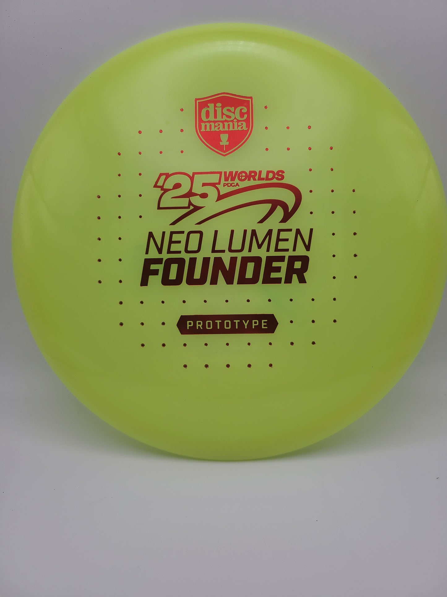 Discmania Neo Lumen Founder Prototype - 2025 Pro Worlds