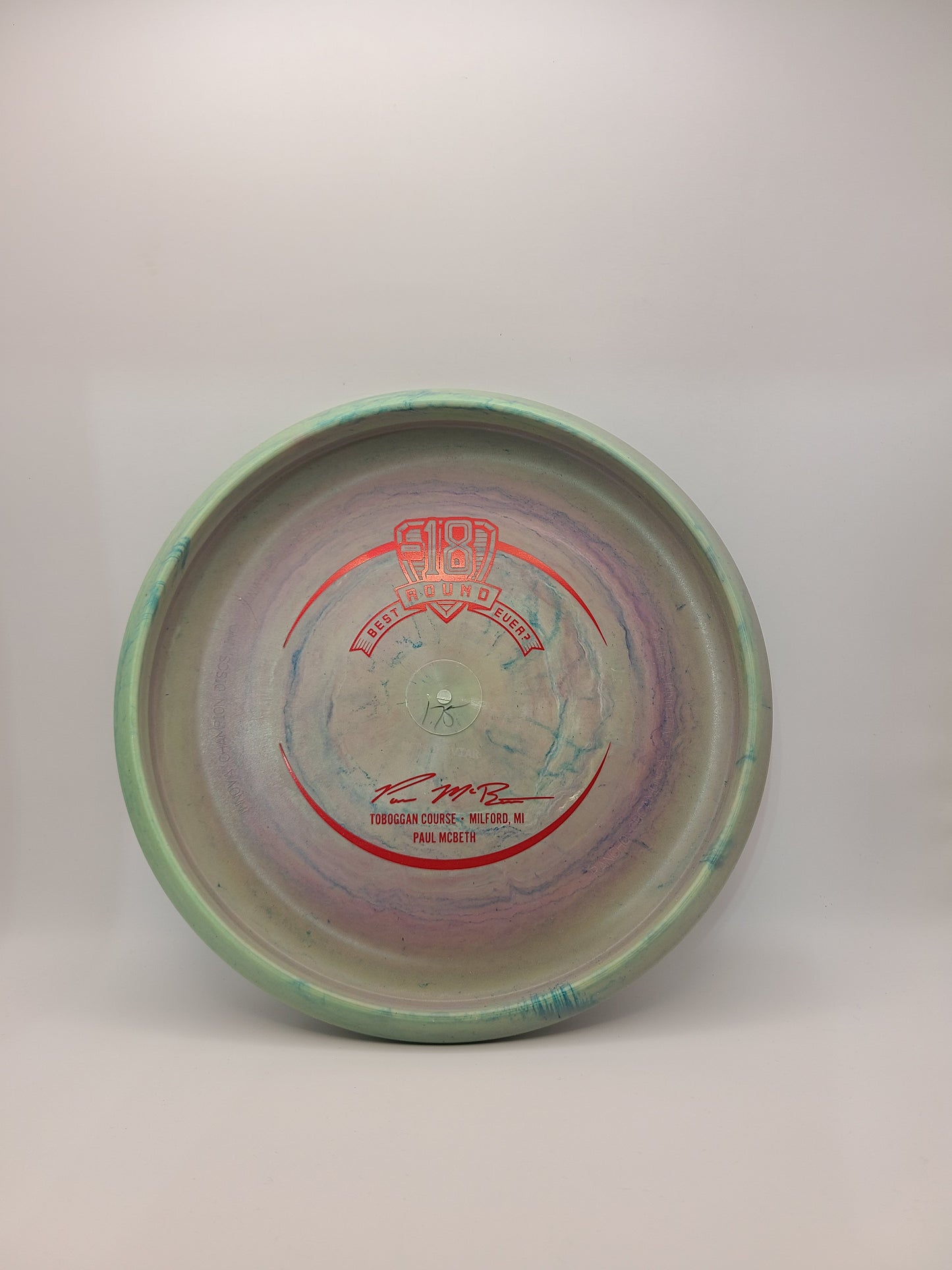 Innova Galactic McPro Aviar Paul McBeth Tour Series -18 Bottom Stamp