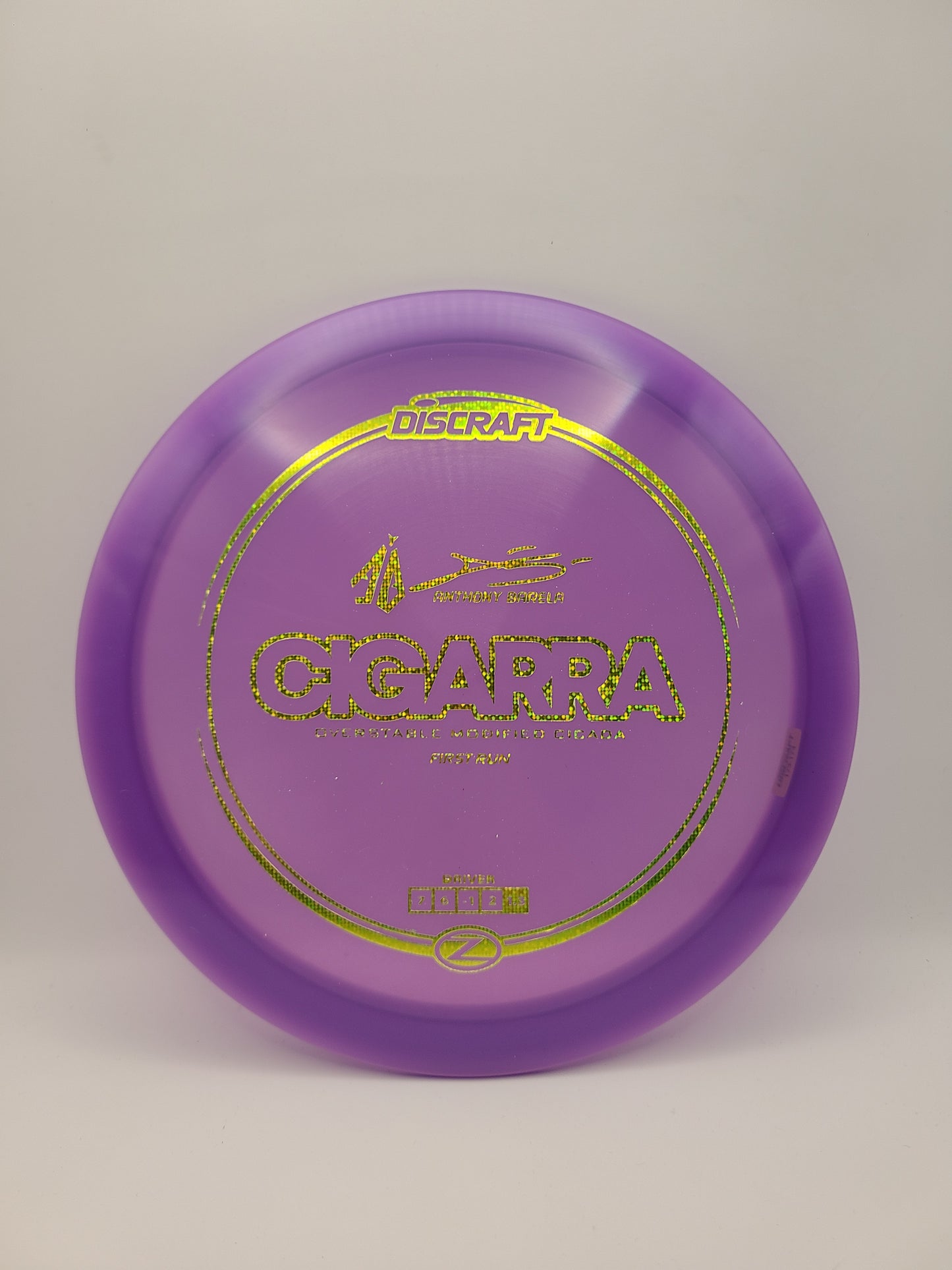 Discraft Z Cigarra First Run 7/6/-1/2 Anthony Barela collab