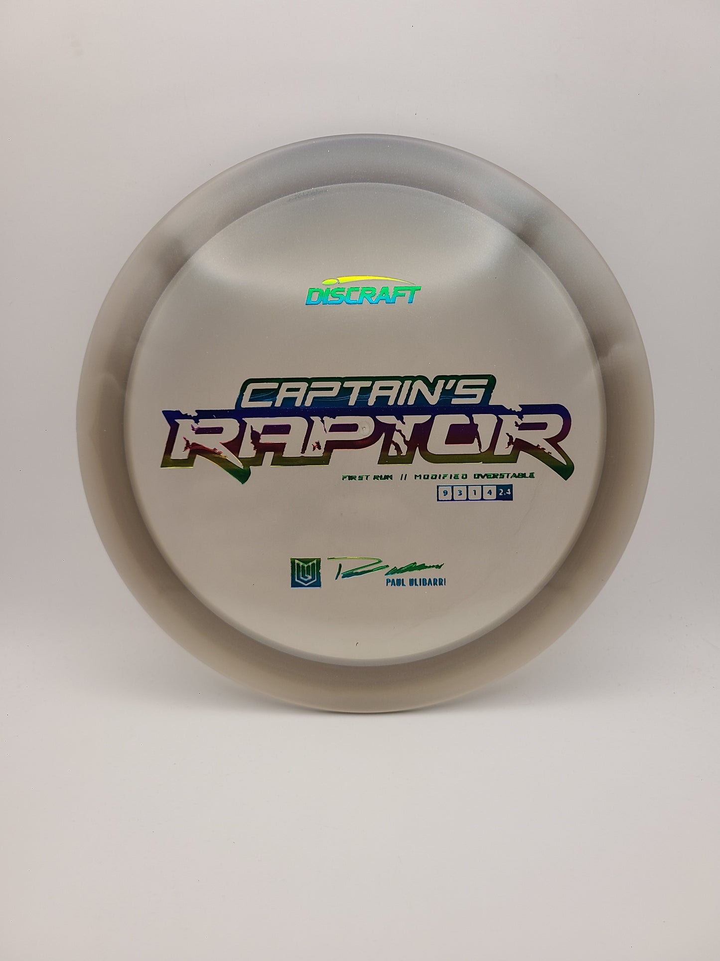 Discraft Captains Raptor 1st Run Paul Ulibarri