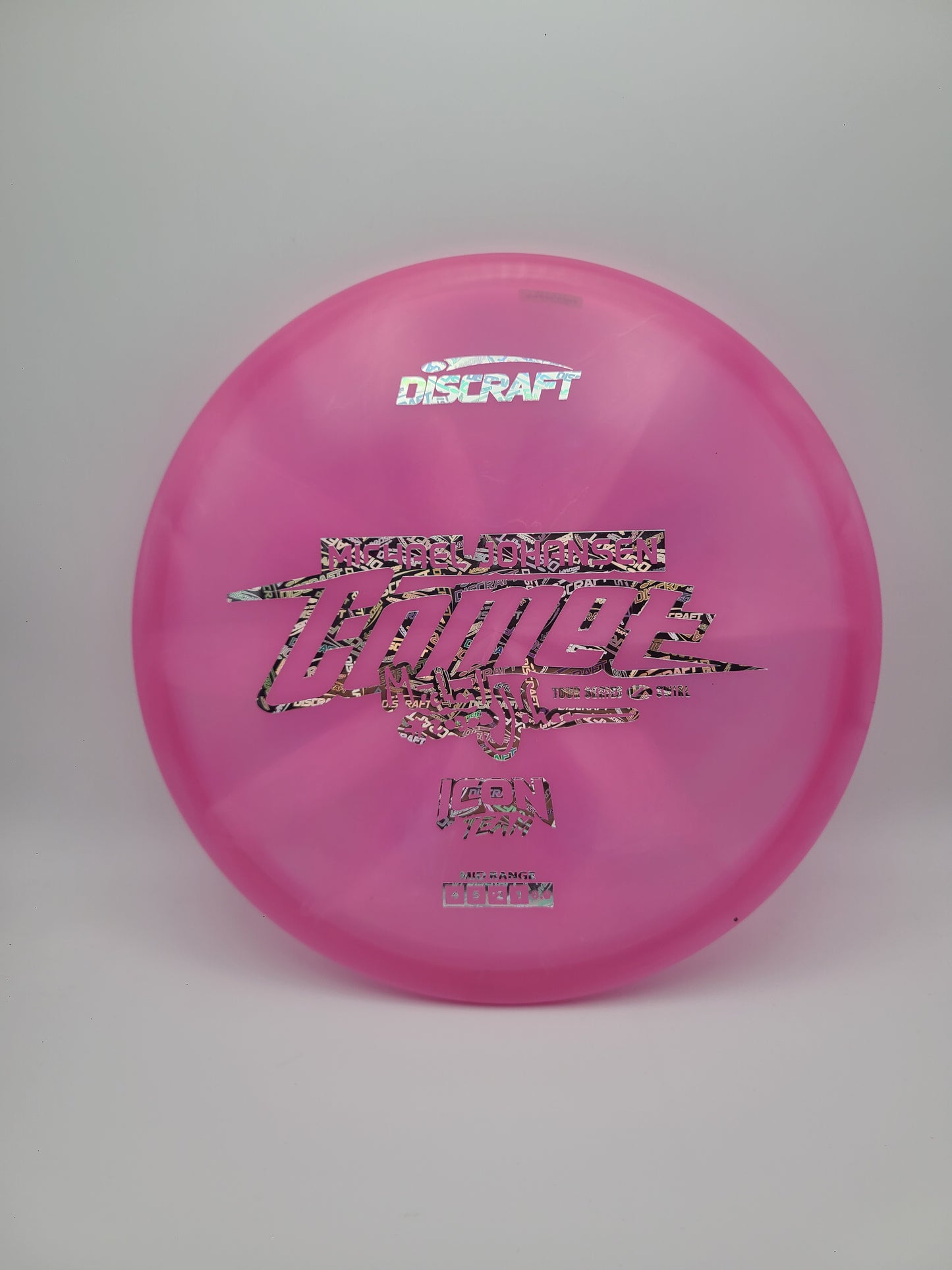 Discraft Tour Series Z Swirl Comet Michael Johansen Icon Team 4/5/-3/1