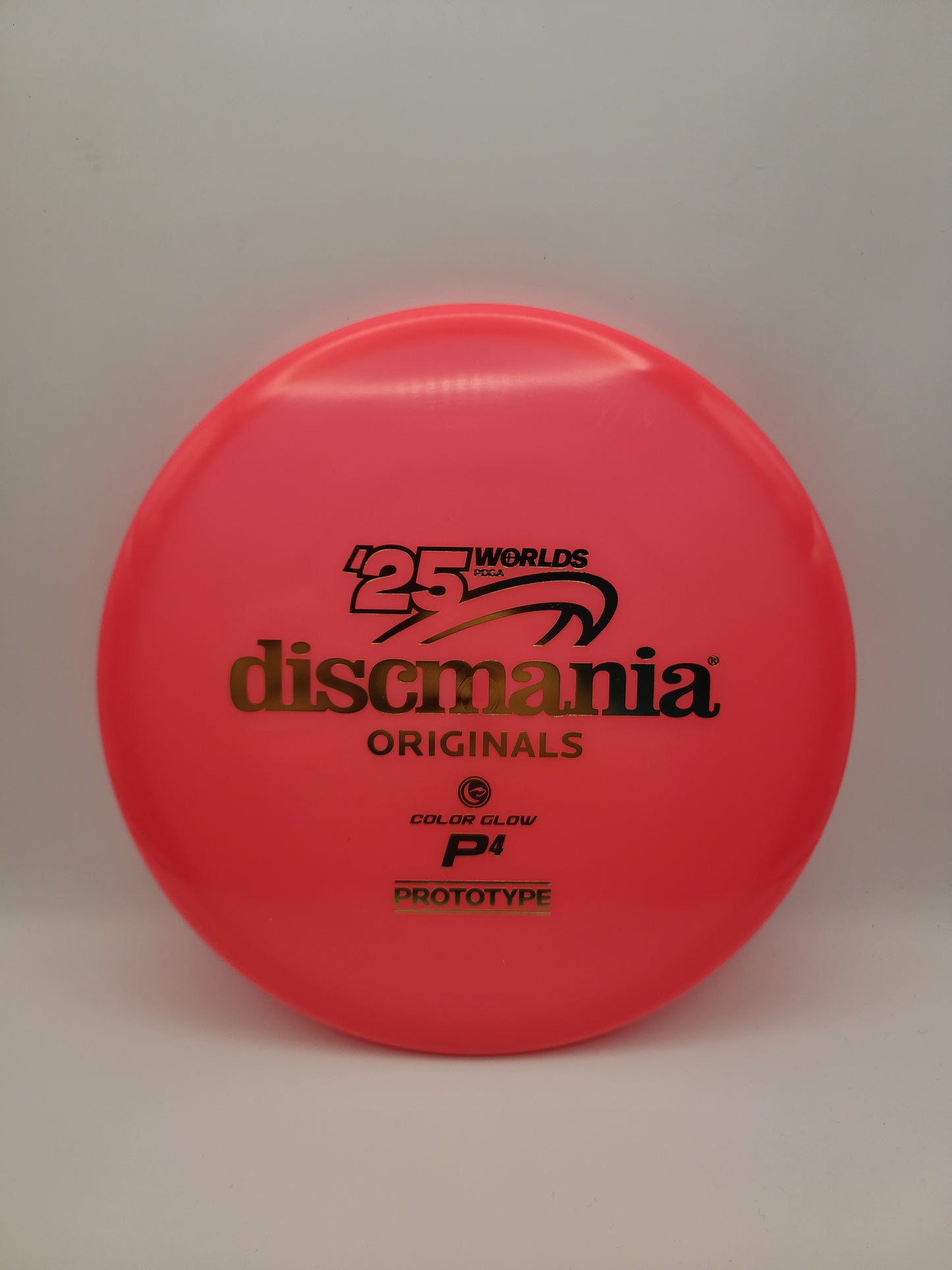 Discmania Color Glow P4 Prototype - 2025 PDGA Worlds