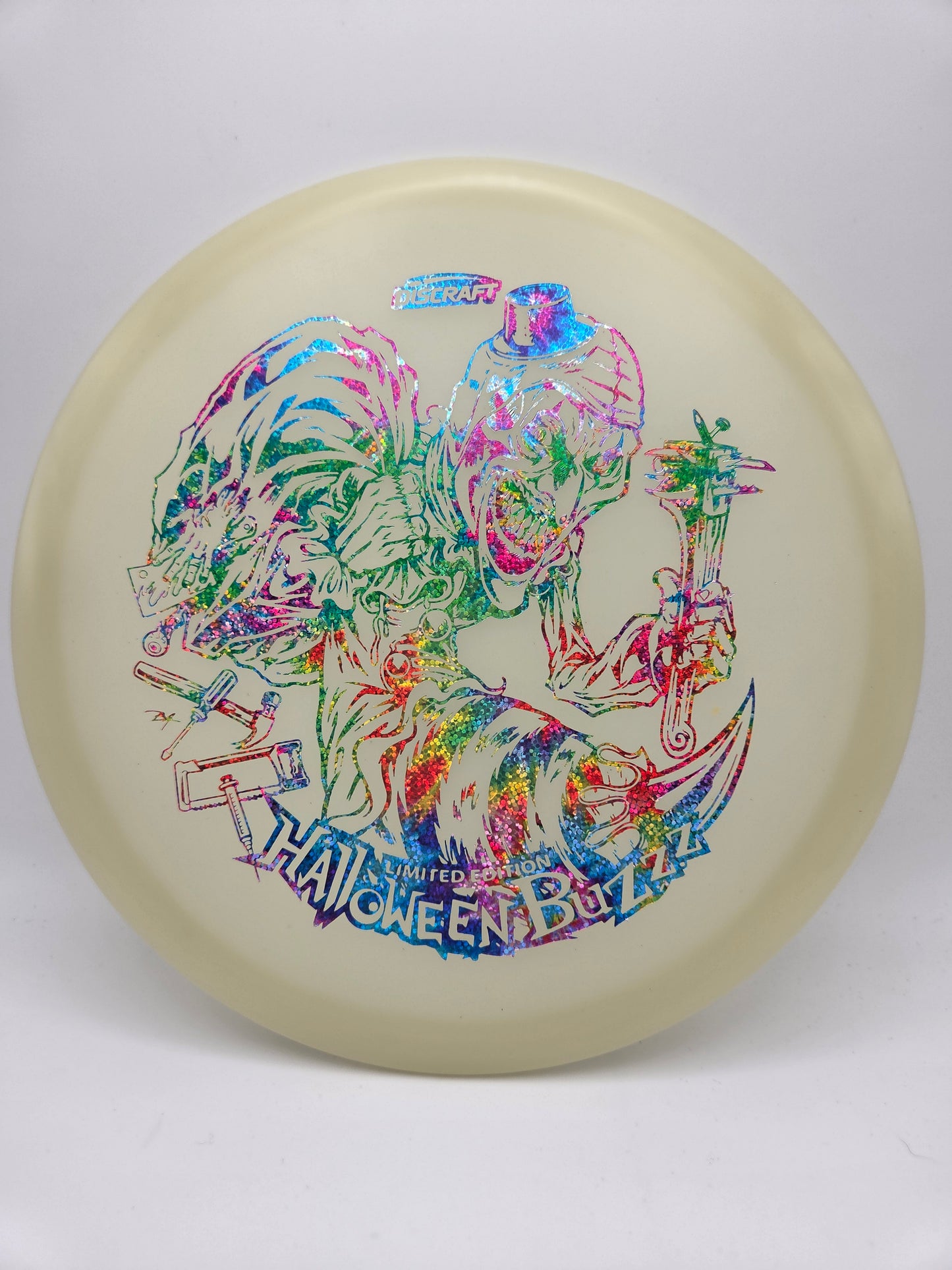 Discraft 2025 LE Halloween Single Foil MEGA GLO Buzzz
