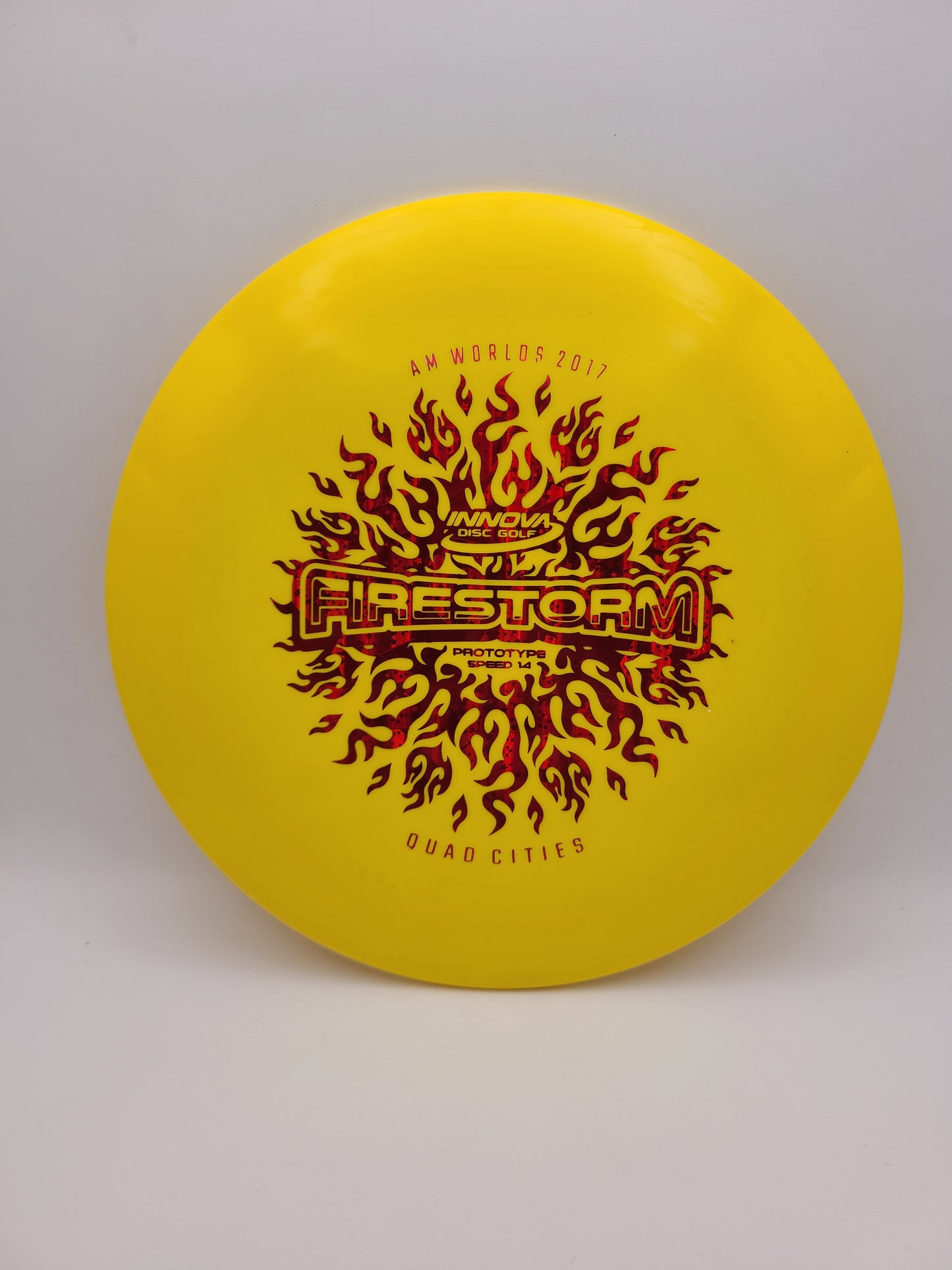 Innova Star Firestorm Prototype - 2017 QC Am Worlds Stamp