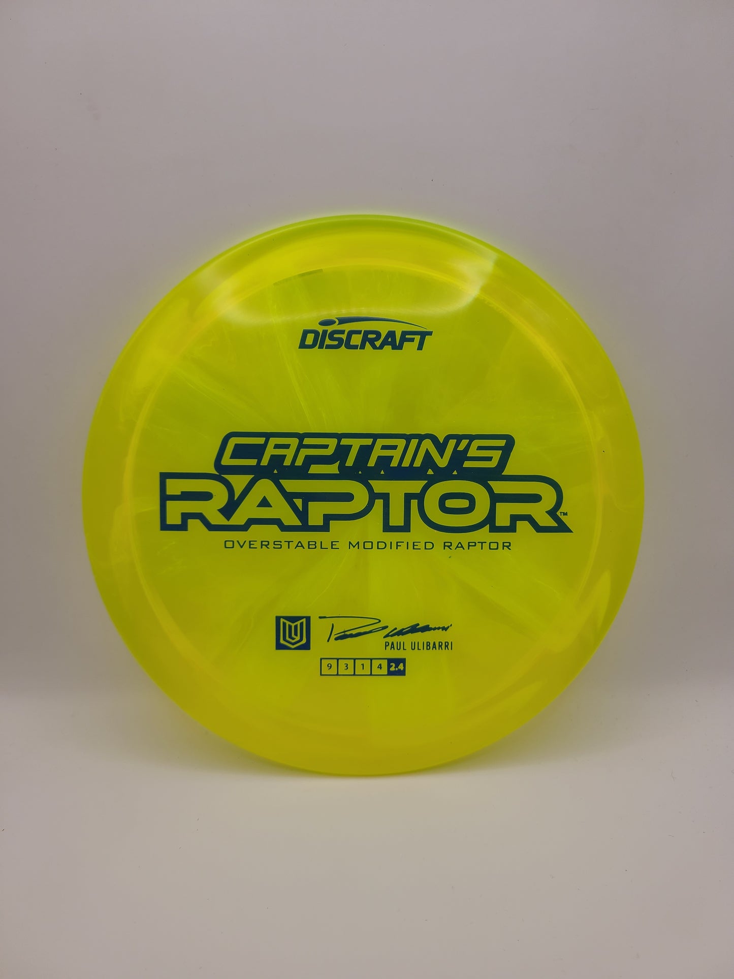 Discraft Captains Raptor 2025 Paul Ulibarri 9/3/1/4