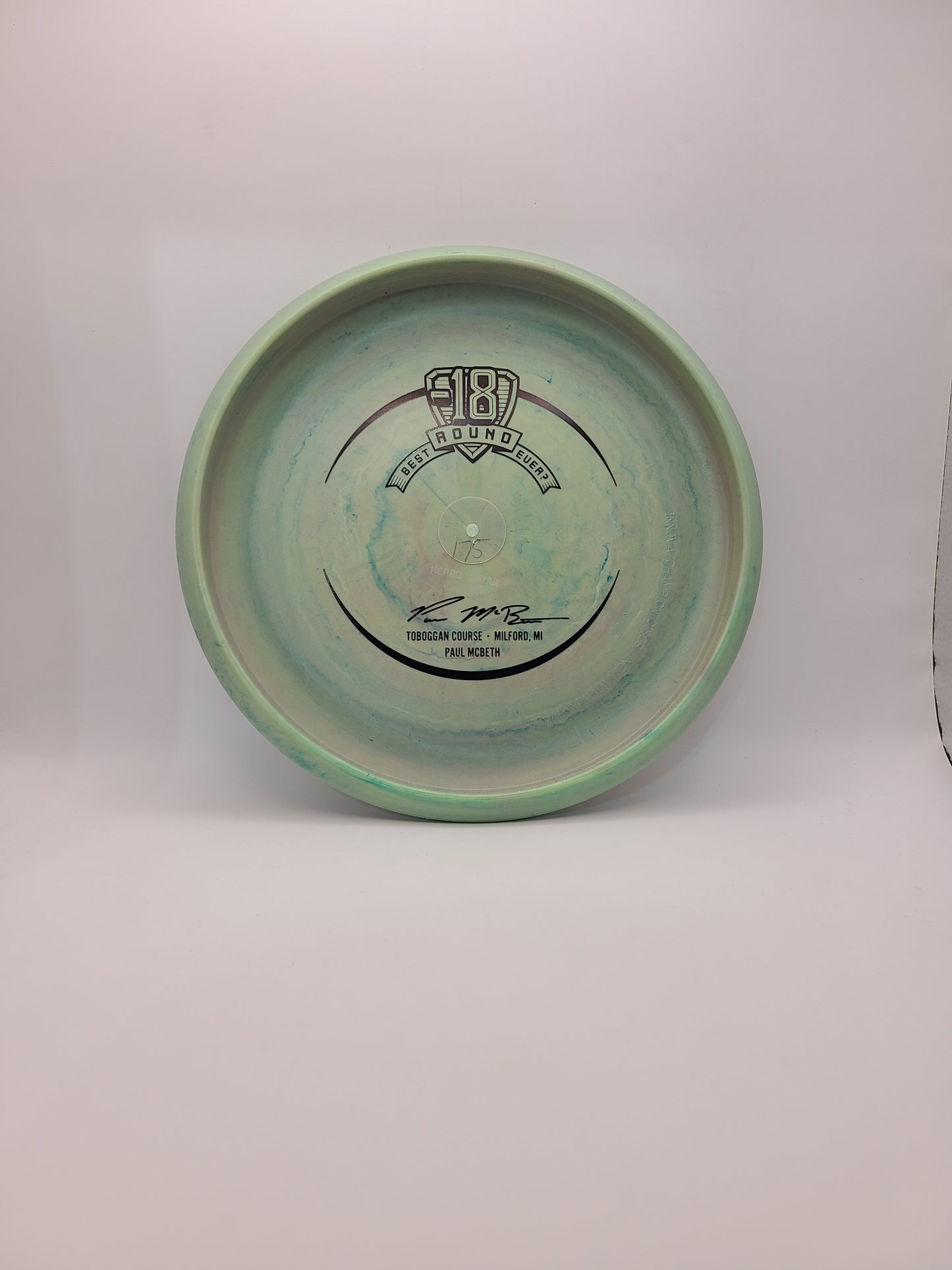Innova Galactic McPro Aviar Paul McBeth Tour Series -18 Bottom Stamp