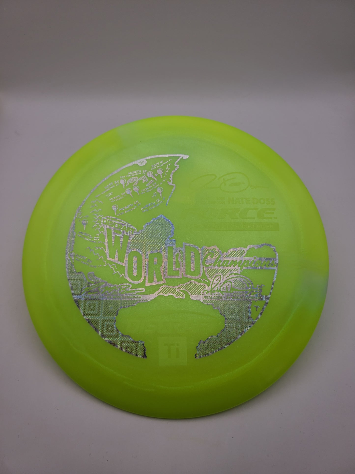 Discraft Titanium Force Nate Doss Paul McBeth Collab