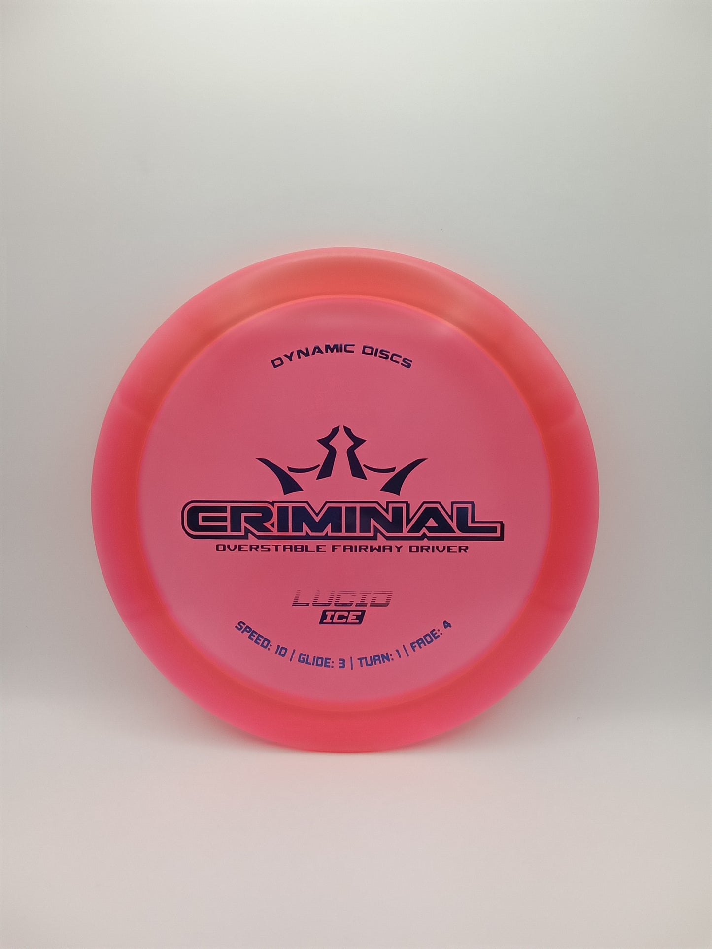 Dynamic Discs Lucid Ice Criminal 10/3/1/4