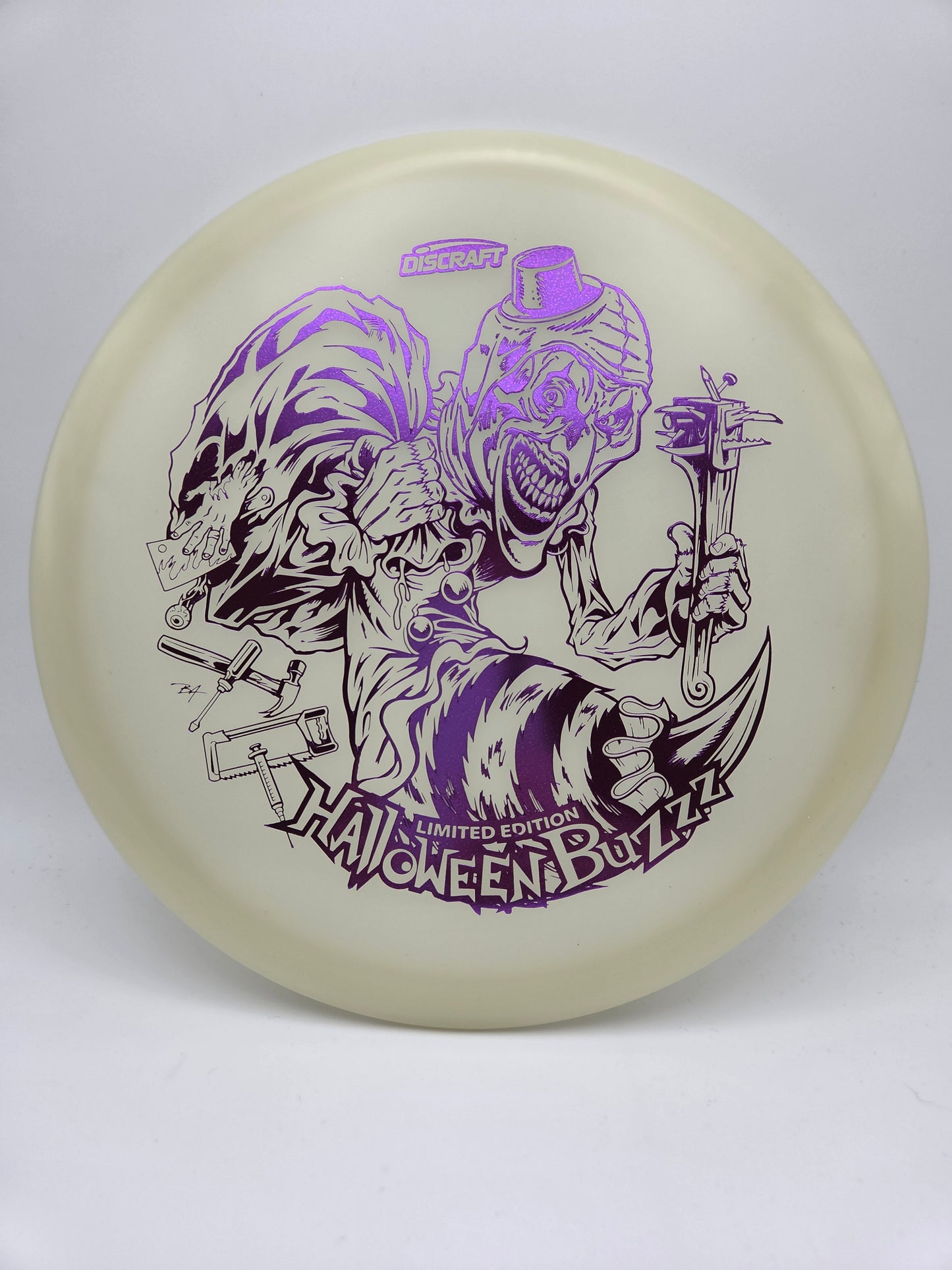 Discraft 2025 LE Halloween Single Foil MEGA GLO Buzzz
