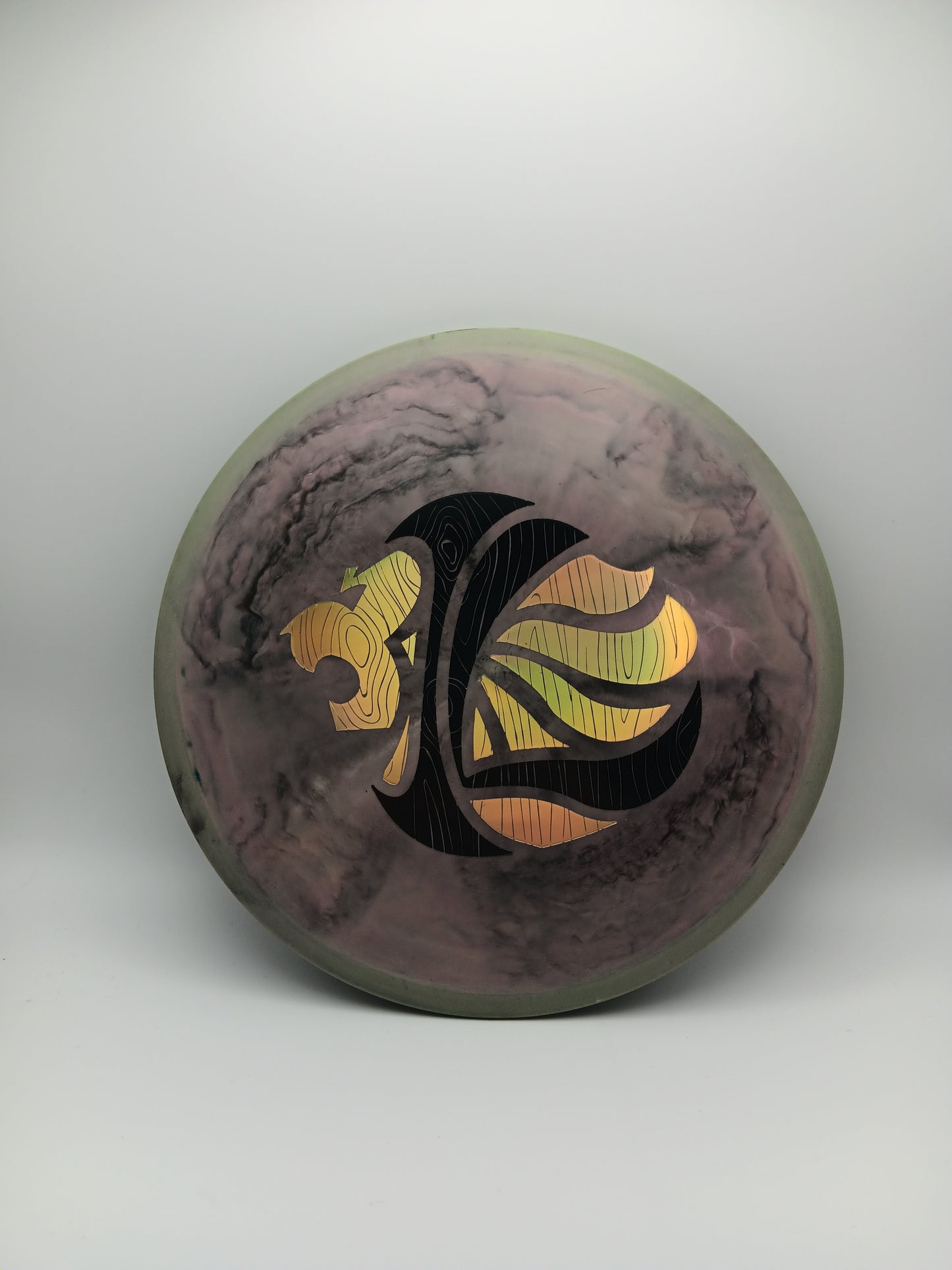 Innova XT Swirly Stingray Iron Lion Custom Stamp