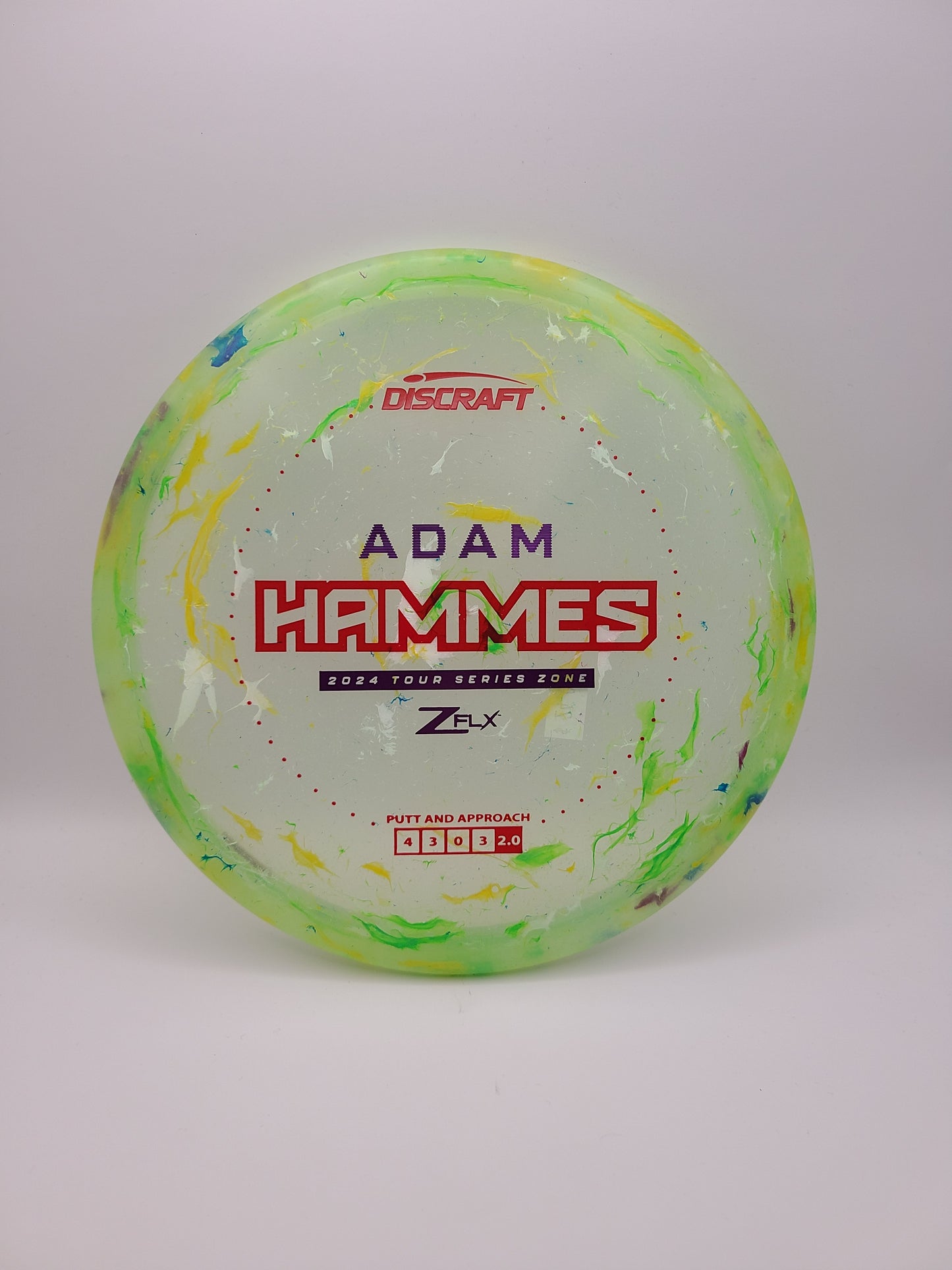 Discraft Jawbreaker Z FLX Zone Adam Hammes 2024 Tour Series