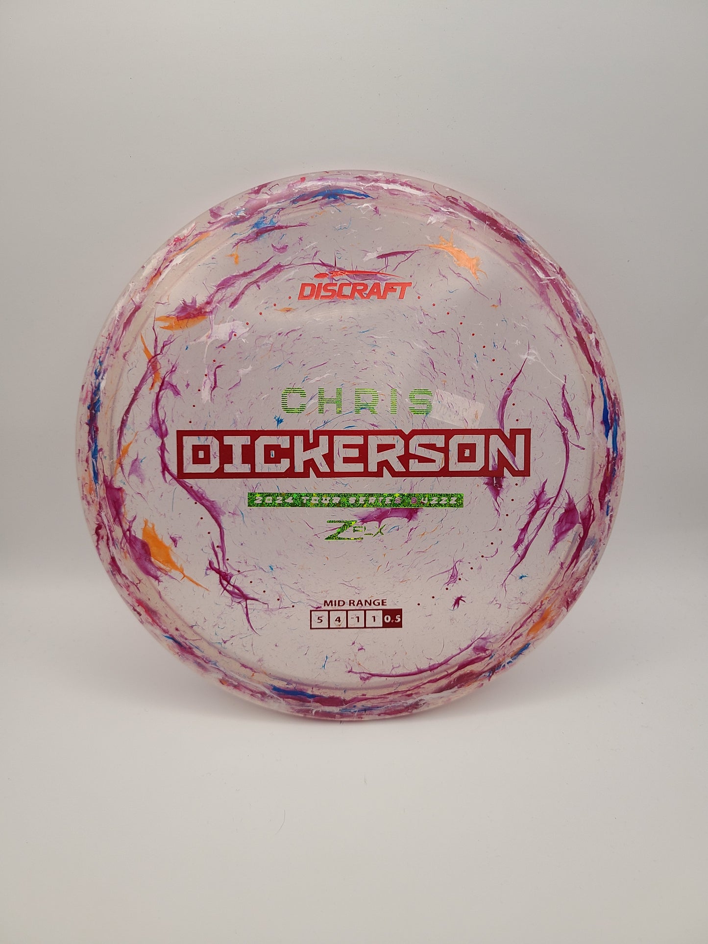 Discraft Jawbreaker Z FLX Buzzz 2024 Chris Dickerson Tour Series