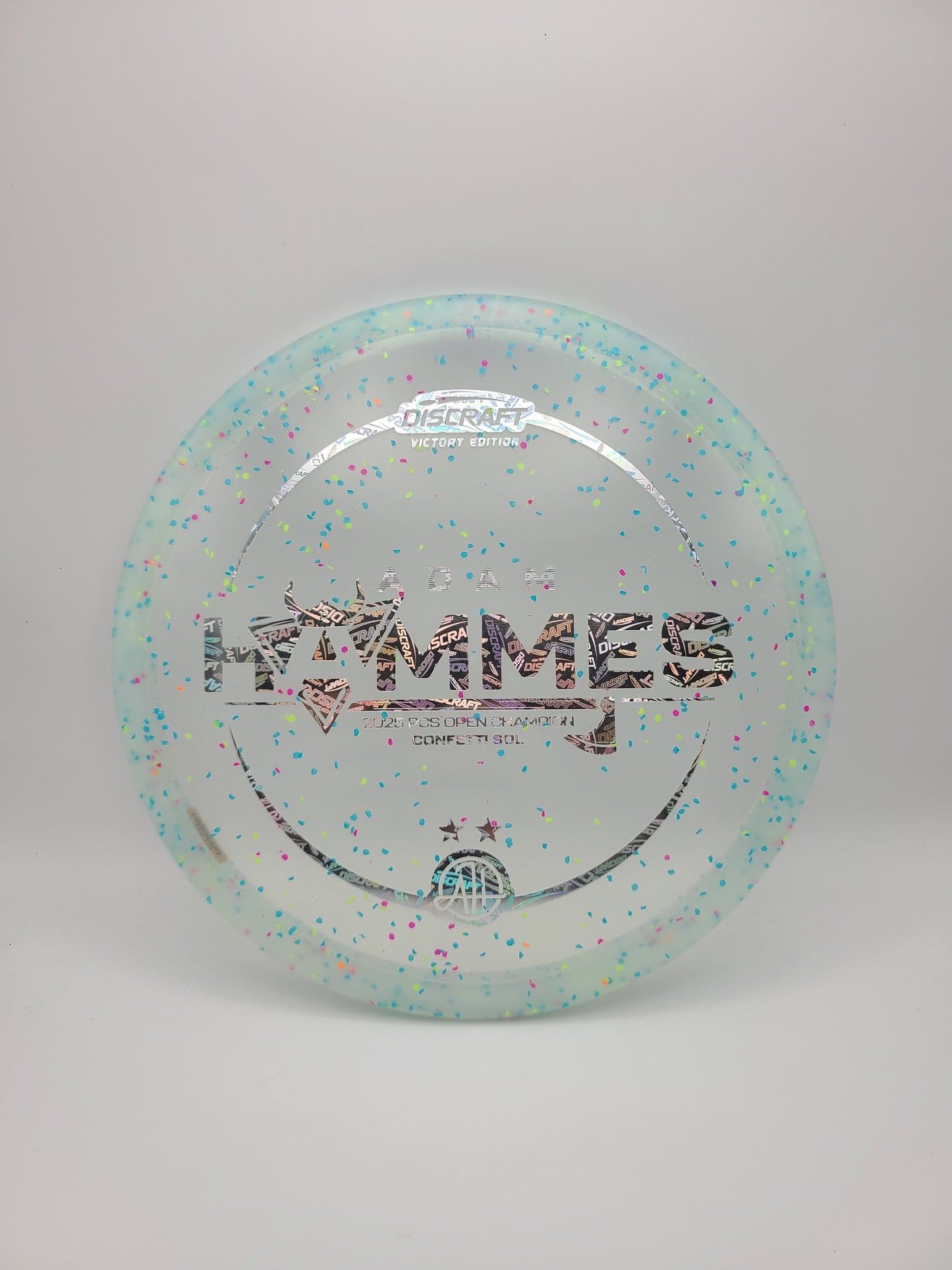Discraft Victory Edition Confetti Sol - Adam Hammes 2025 PCS Open Champion 4/5/-3/0