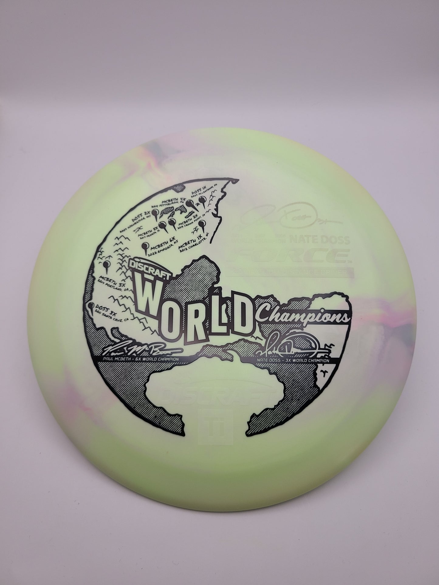 Discraft Titanium Force Nate Doss Paul McBeth Collab