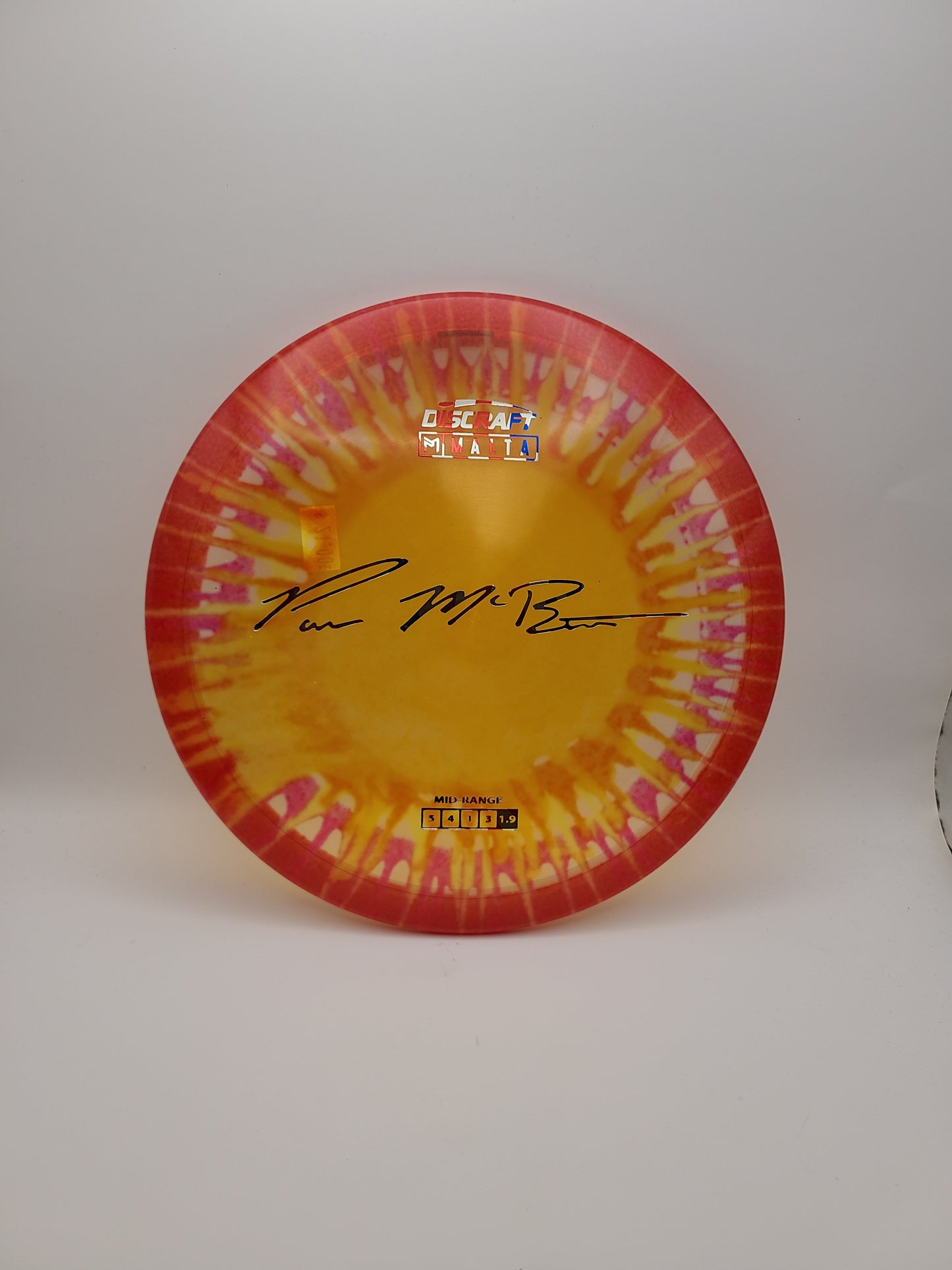 Discraft Z Dyed Malta Paul McBeth Signature Stamp