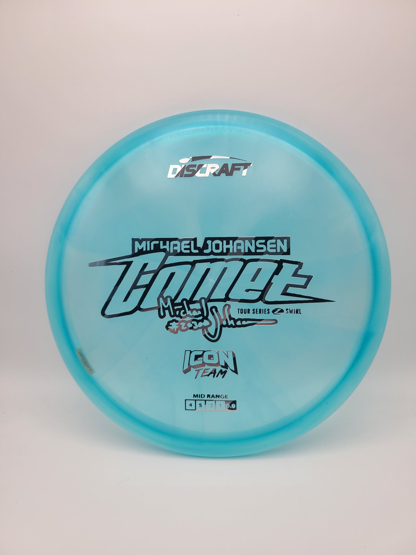 Discraft Tour Series Z Swirl Comet Michael Johansen Icon Team 4/5/-3/1