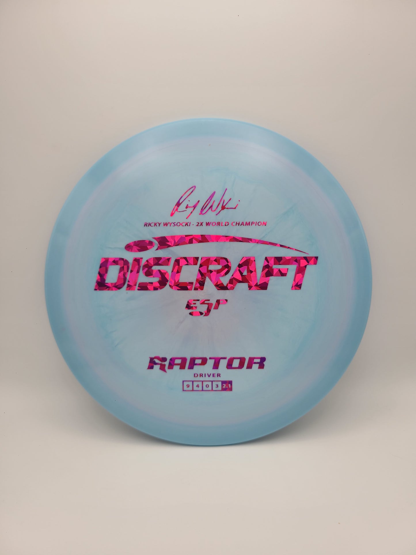 Discraft ESP Raptor 9/4/0/3 Ricky Wysocki Signature Stamp