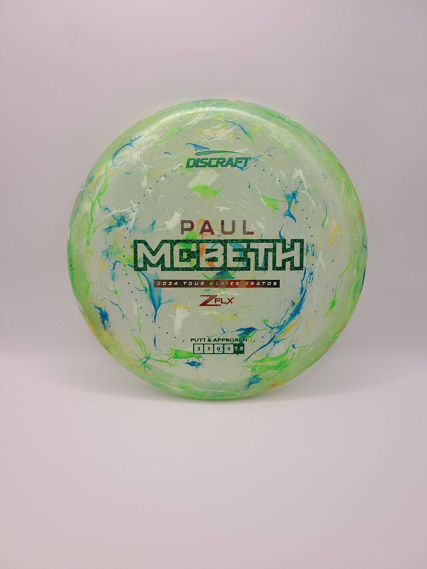 Discraft Jawbreaker Z FLX Kratos Paul McBeth Tour Series 2024