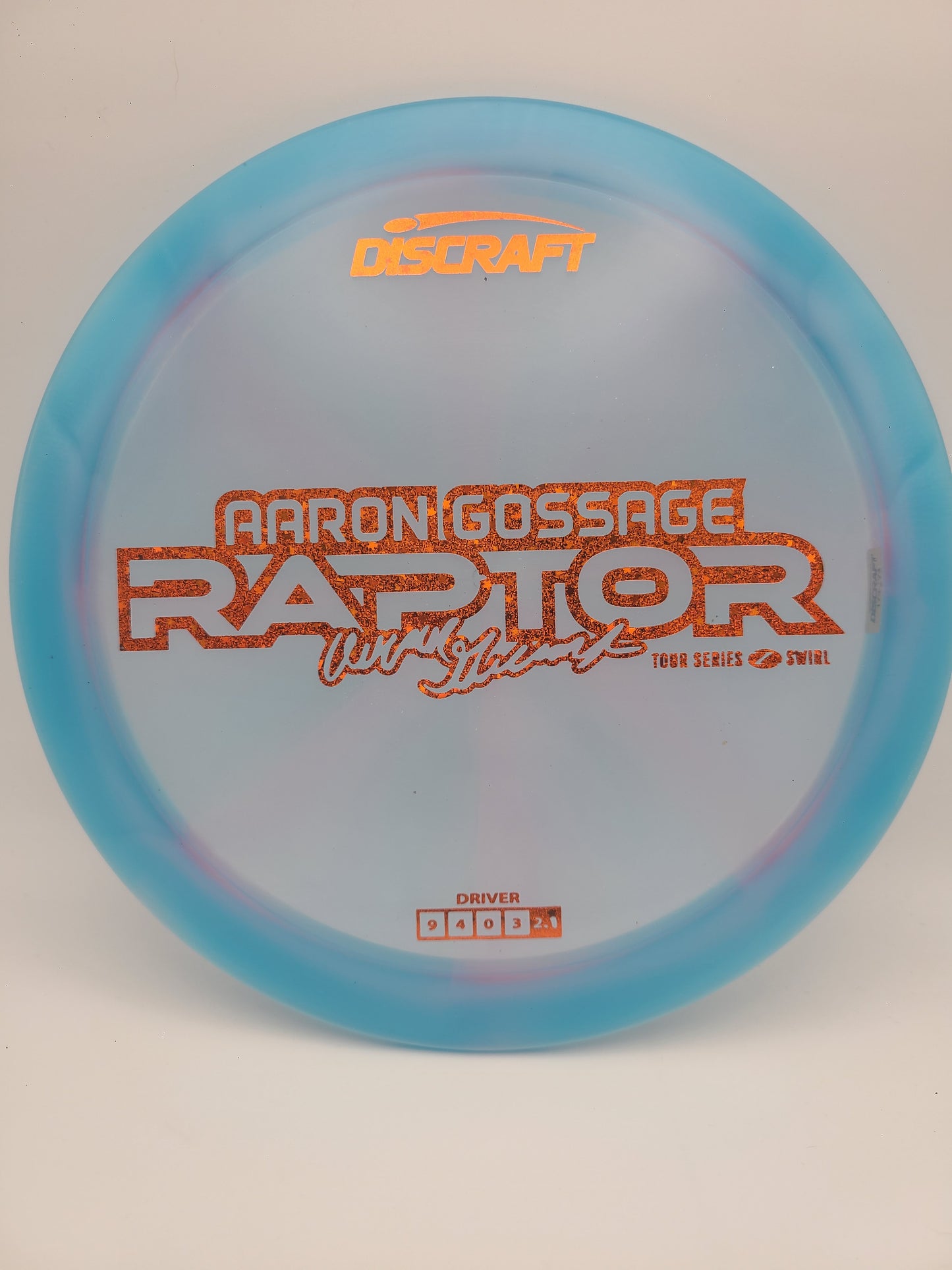 Discraft Z Swirl Raptor Aaron Gossage 2025 Tour Series