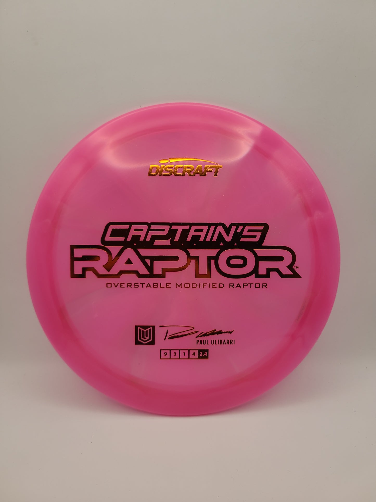 Discraft Captains Raptor 2025 Paul Ulibarri 9/3/1/4
