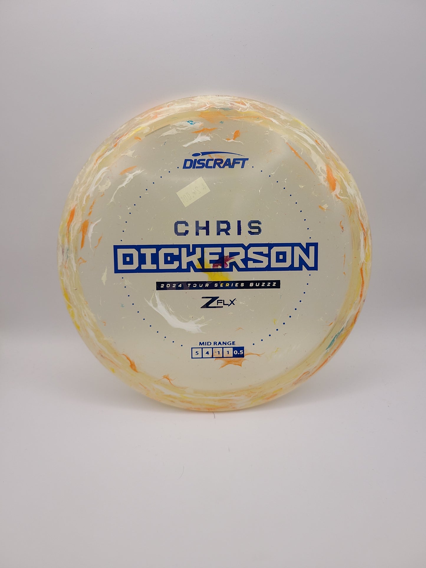 Discraft Jawbreaker Z FLX Buzzz 2024 Chris Dickerson Tour Series