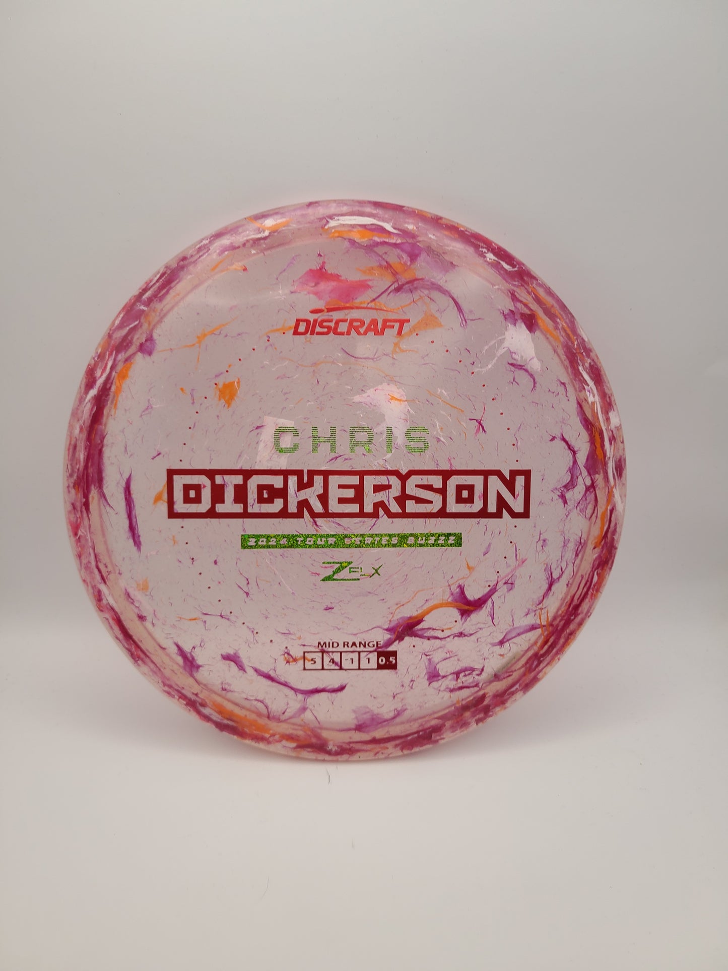 Discraft Jawbreaker Z FLX Buzzz 2024 Chris Dickerson Tour Series