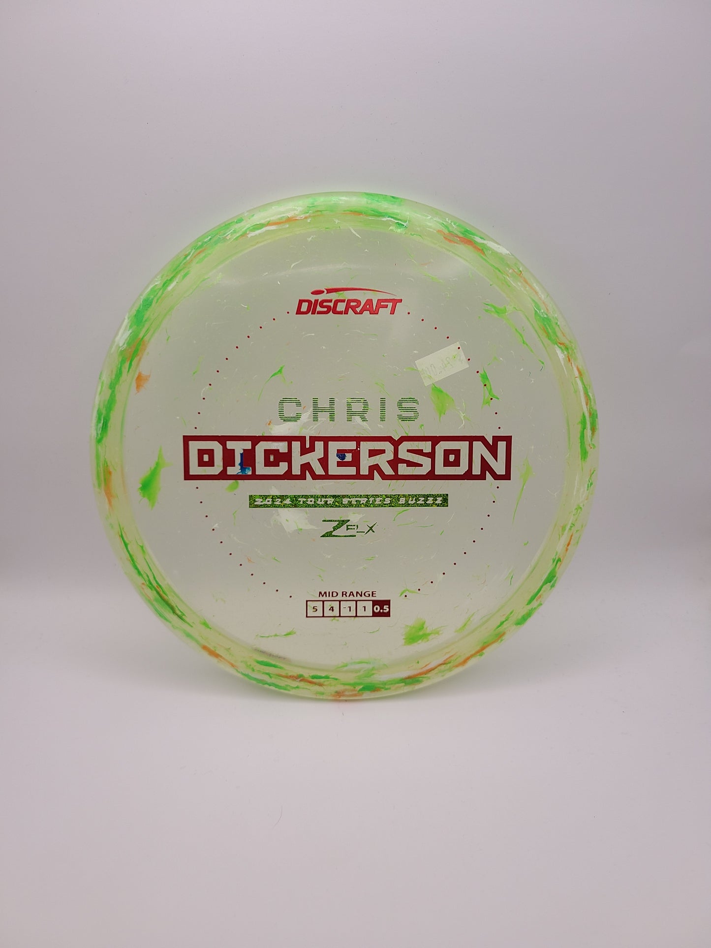 Discraft Jawbreaker Z FLX Buzzz 2024 Chris Dickerson Tour Series