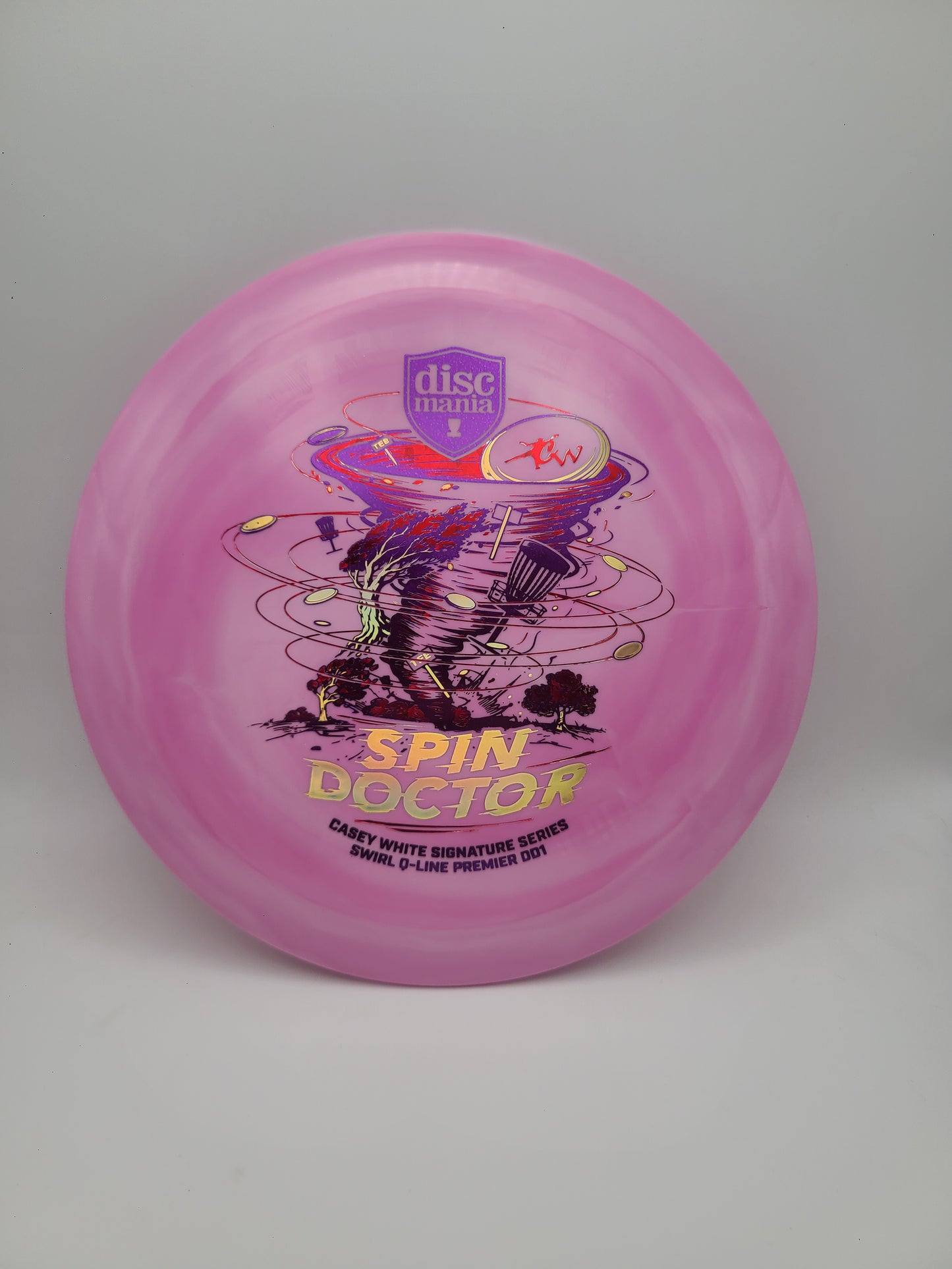 Discmania Swirly Q-Line Premier DD1 - Spin Doctor Casey White Signature Series