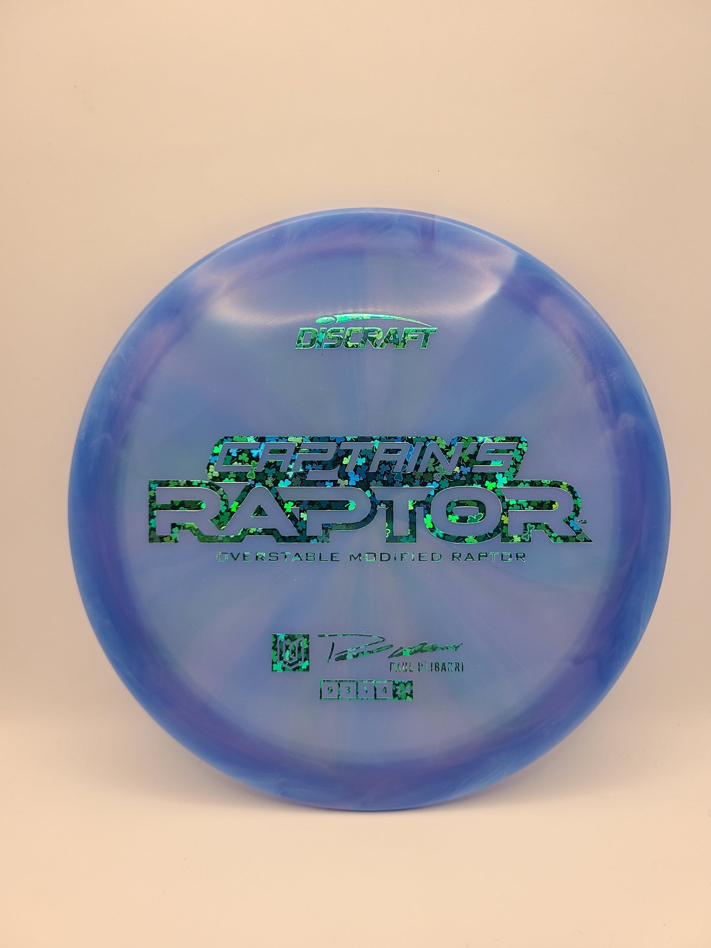 Discraft Captains Raptor 2025 Paul Ulibarri 9/3/1/4