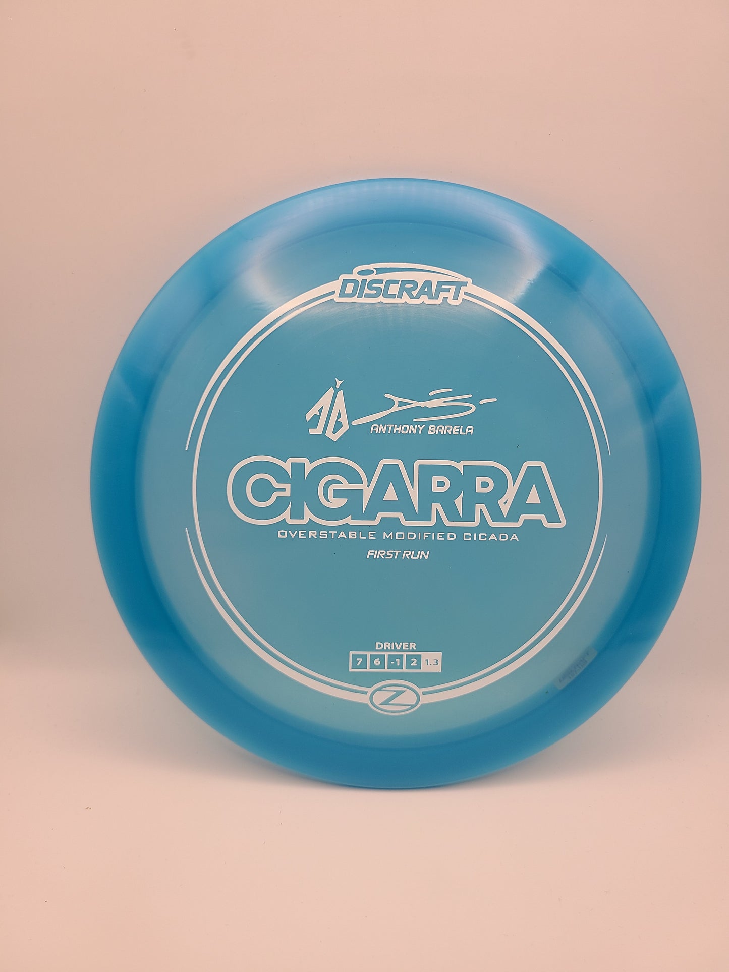 Discraft Z Cigarra First Run 7/6/-1/2 Anthony Barela collab