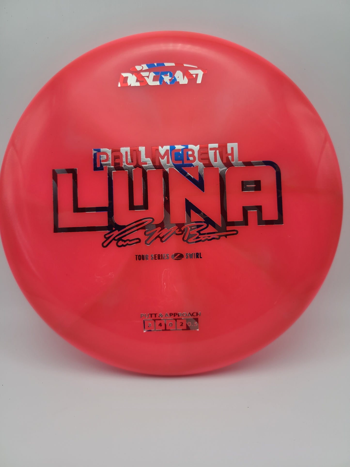 Discraft Z Swirl Luna Paul McBeth 2025 Tour Series