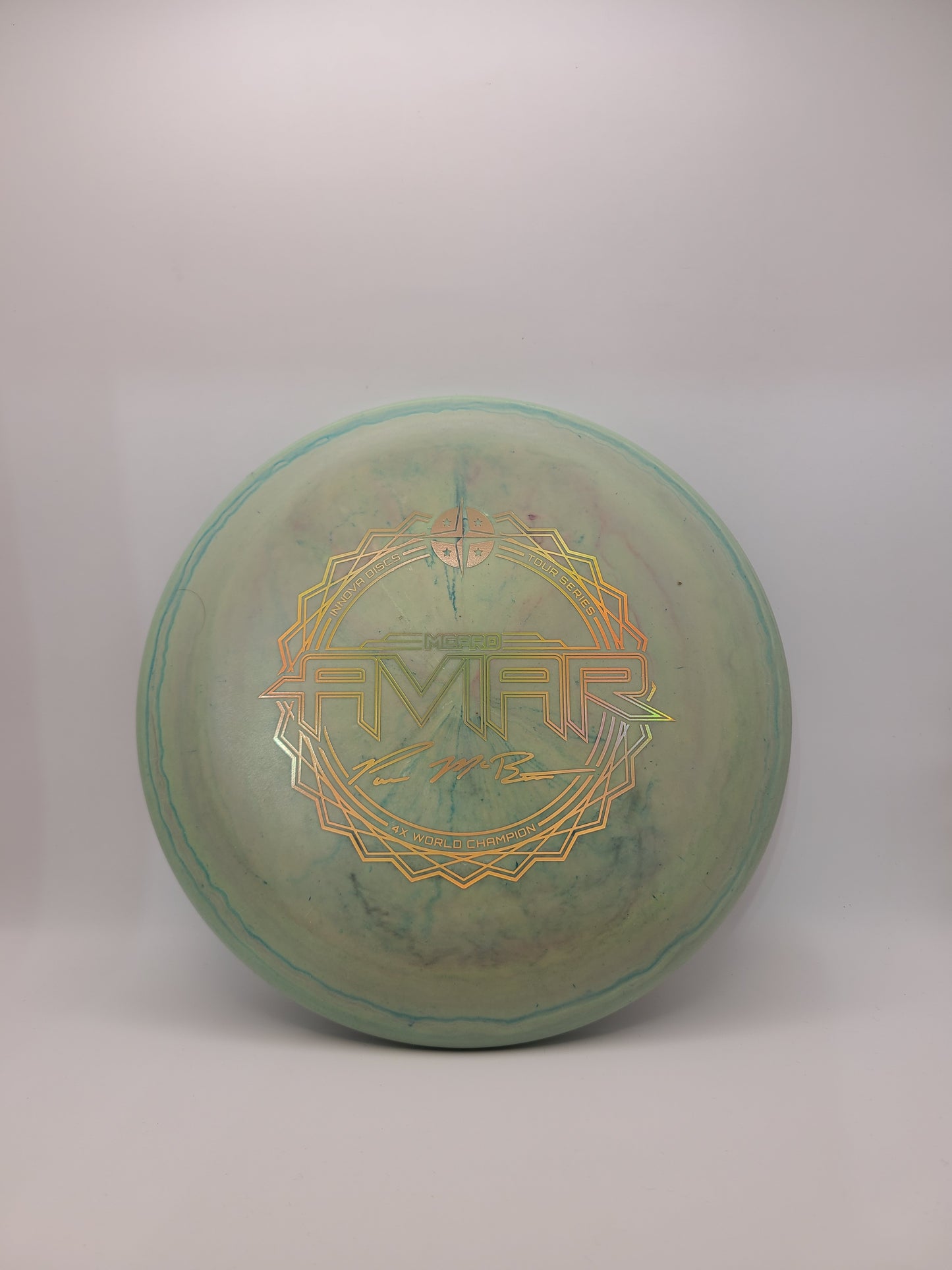 Innova Galactic McPro Aviar Paul McBeth Tour Series -18 Bottom Stamp