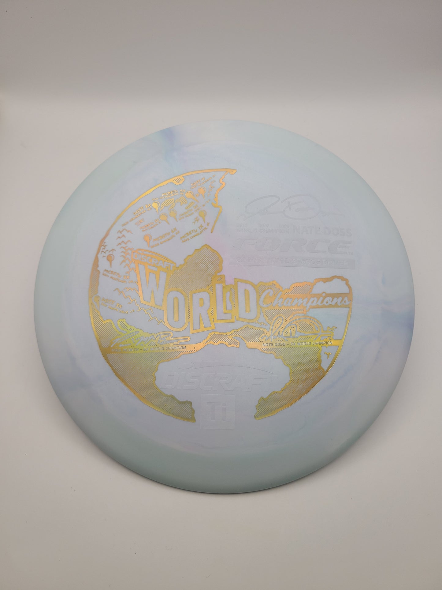 Discraft Titanium Force Nate Doss Paul McBeth Collab