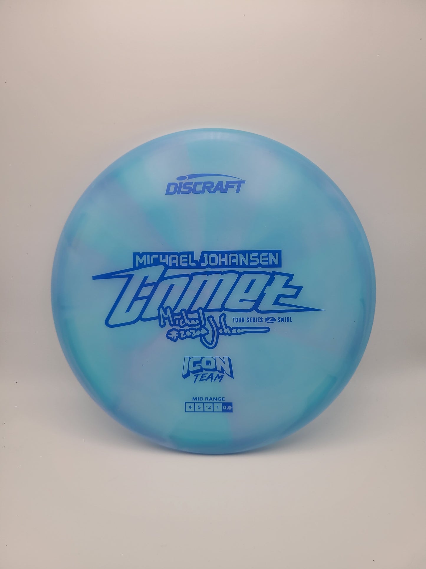 Discraft Tour Series Z Swirl Comet Michael Johansen Icon Team 4/5/-3/1