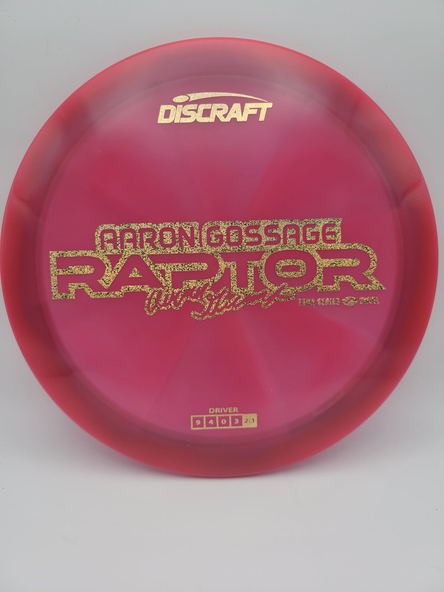 Discraft Z Swirl Raptor Aaron Gossage 2025 Tour Series