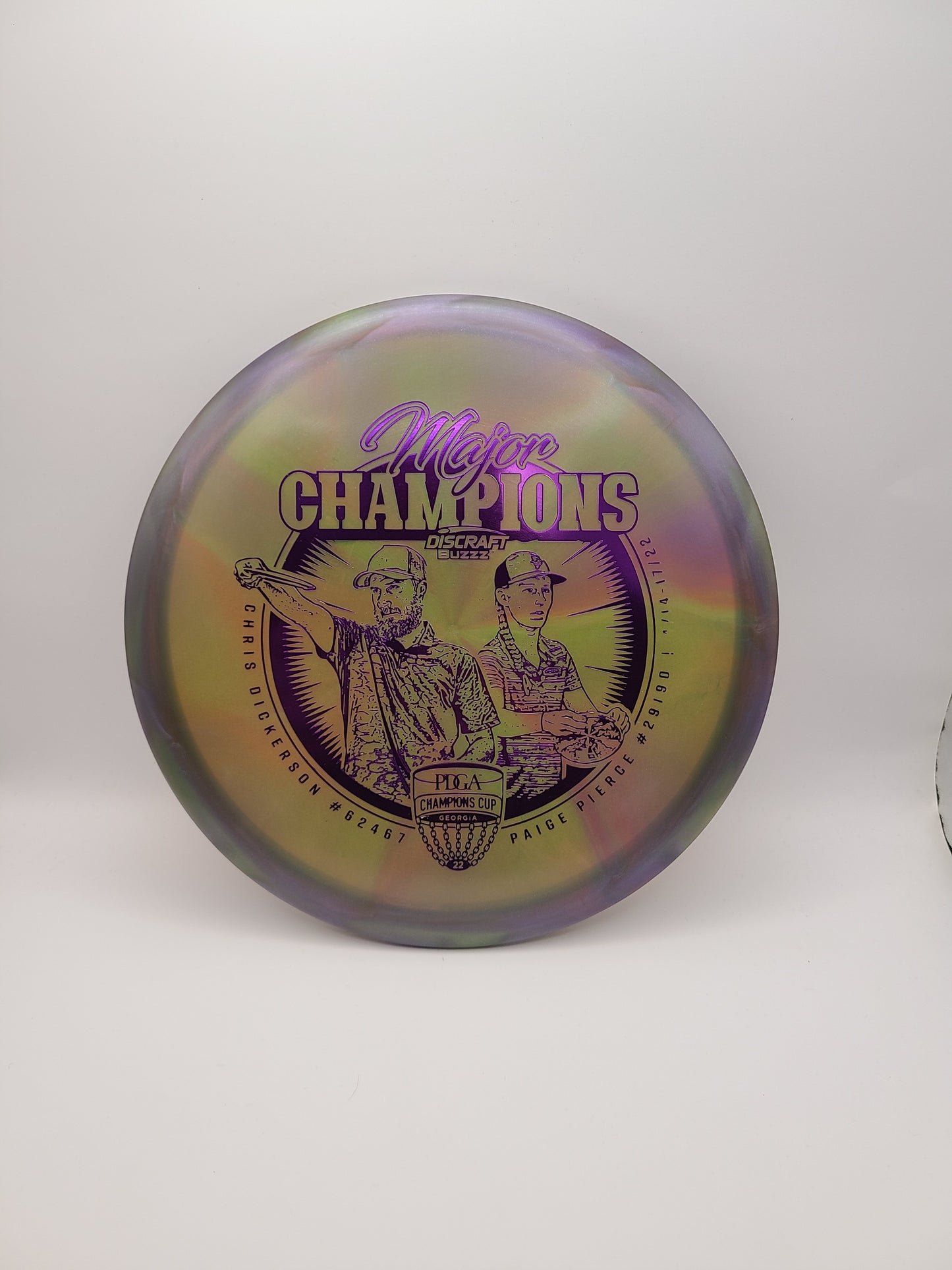 Discraft Swirly Z Buzzz Dickerson / Pierce 2022 Major Champions