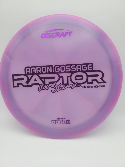 Discraft Z Swirl Raptor Aaron Gossage 2025 Tour Series
