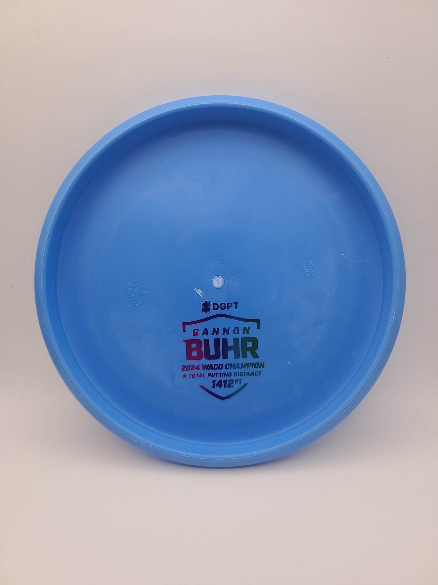 Discmania Evolution Hard EXO Link Gannon Buhr bottom stamp