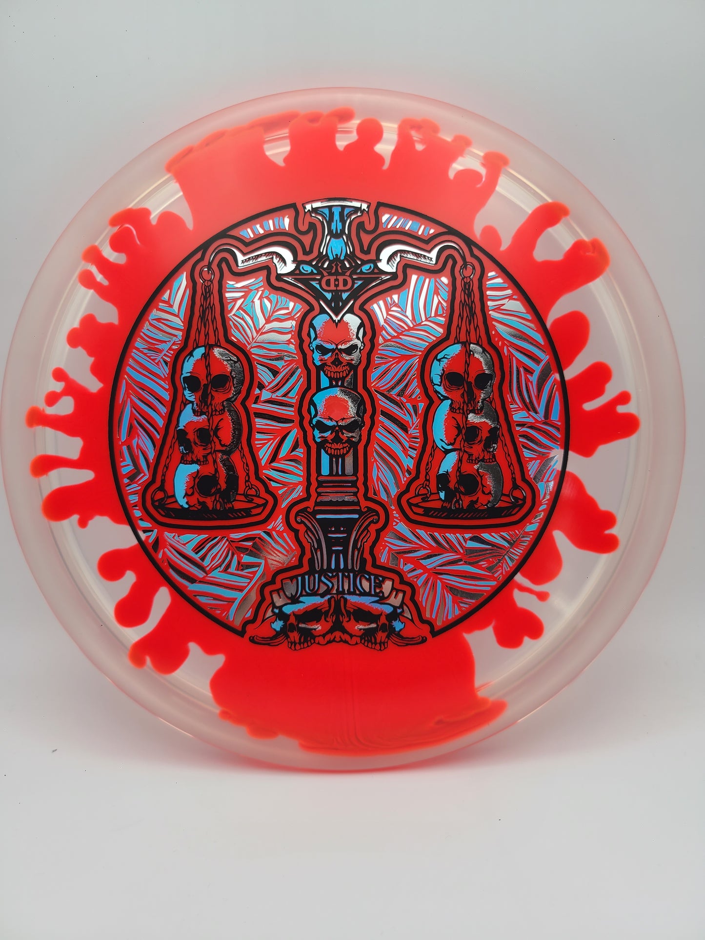 Dynamic Discs Lucid-Ice SplaDDer Justice - Scales of Justice 10 Year Anniversary