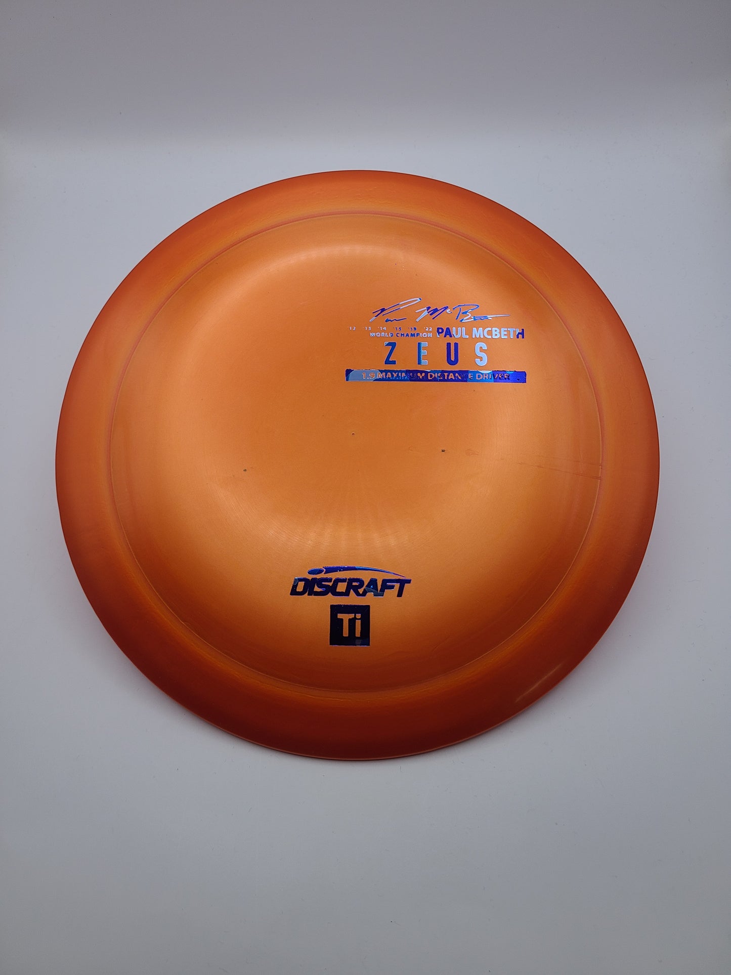 Discraft Titanium Zeus Paul McBeth